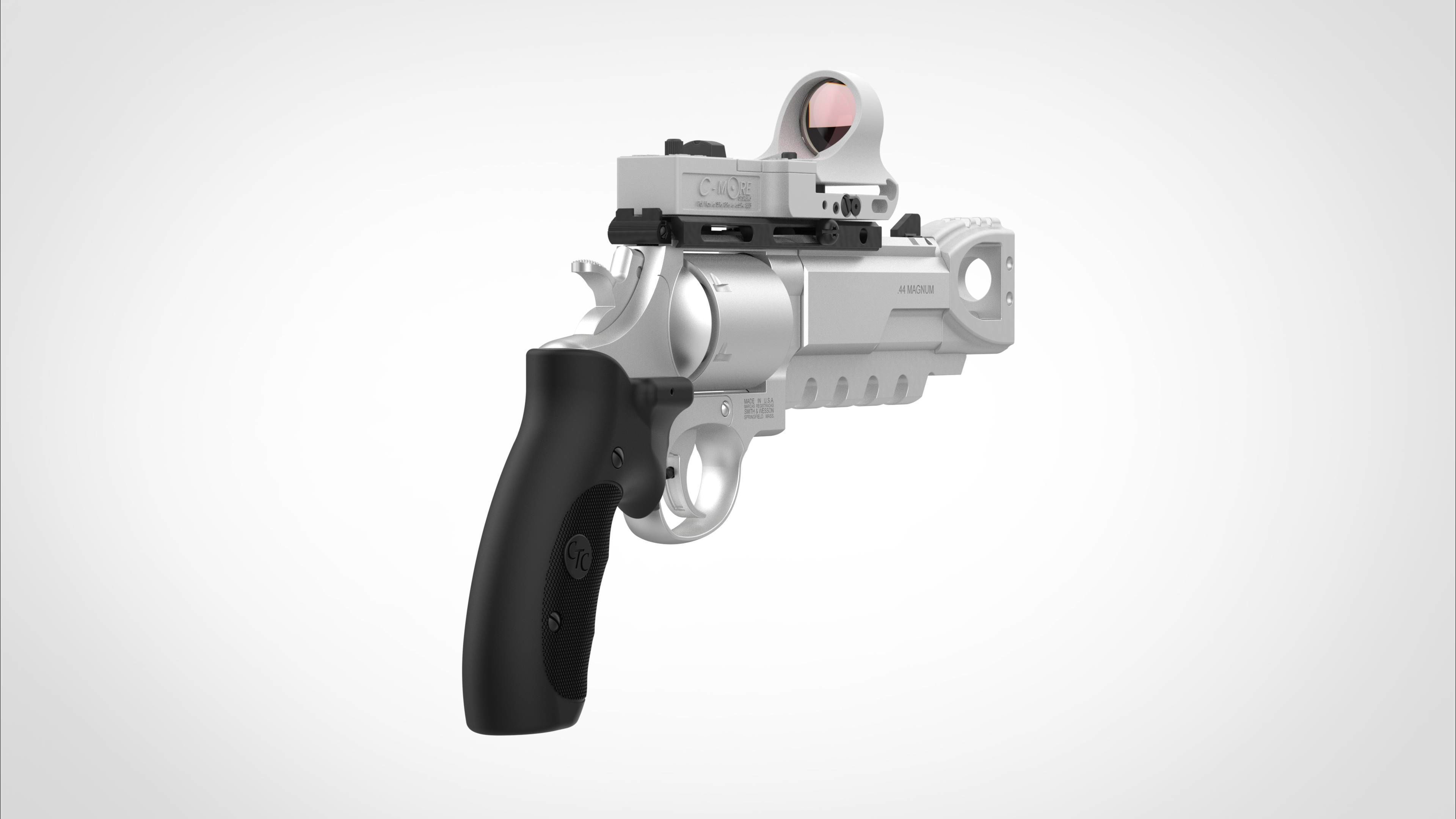 Modified Smith  Wesson 629 Perfomance from the  movie xXx 2003 3D model_6