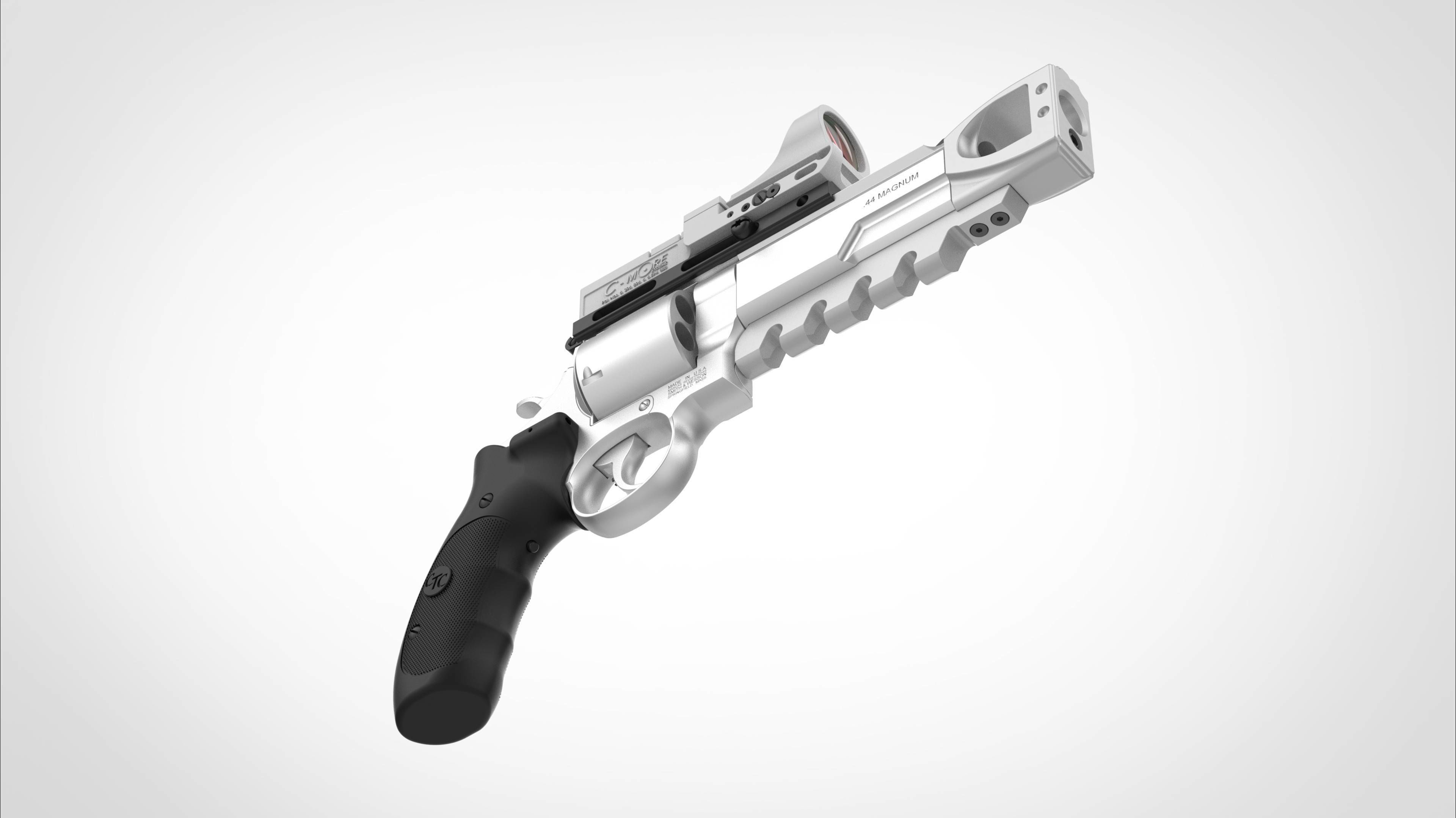 Modified Smith  Wesson 629 Perfomance from the  movie xXx 2003 3D model_13