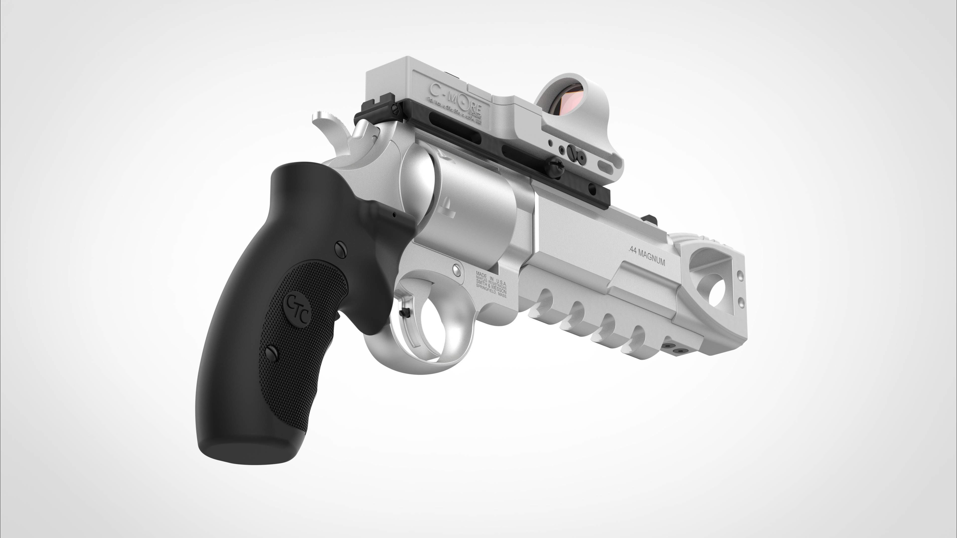 Modified Smith  Wesson 629 Perfomance from the  movie xXx 2003 3D model_16