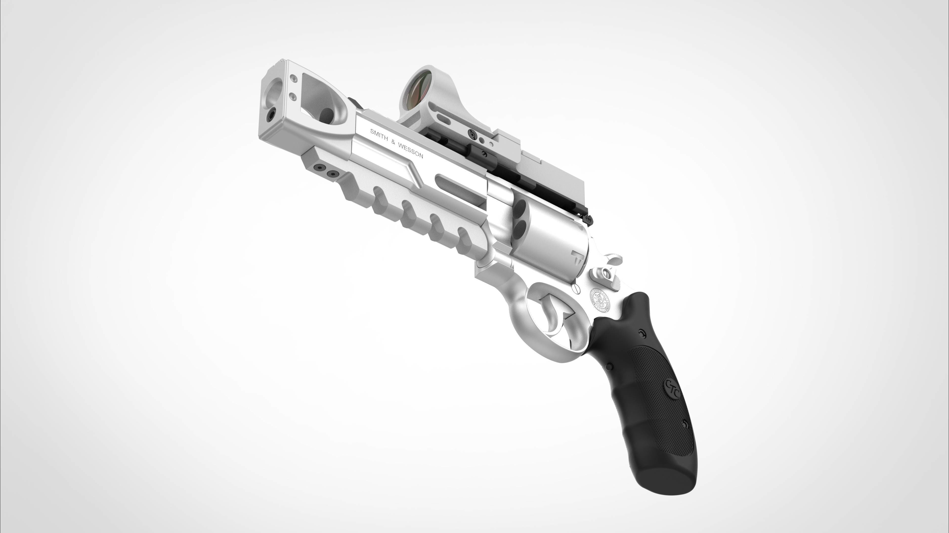 Modified Smith  Wesson 629 Perfomance from the  movie xXx 2003 3D model_14