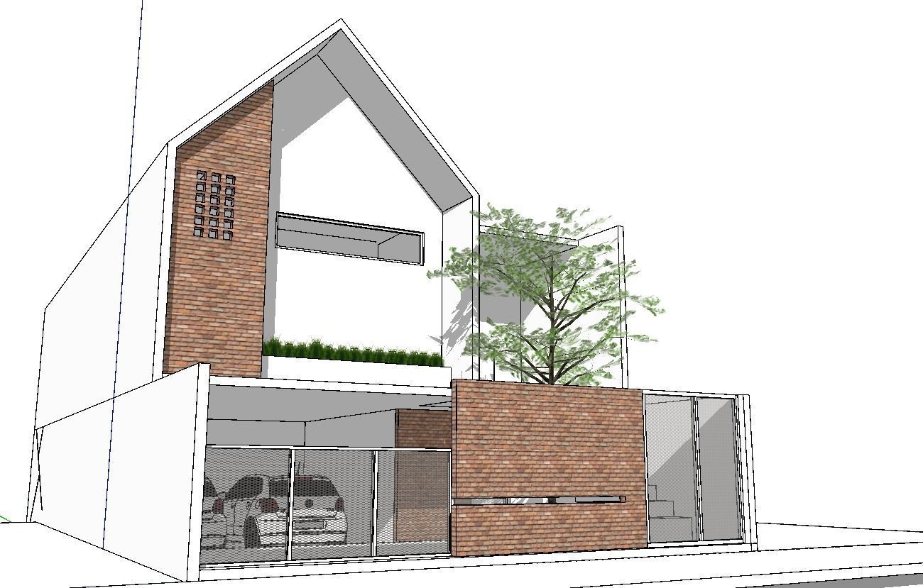 Modern House  3D model_2