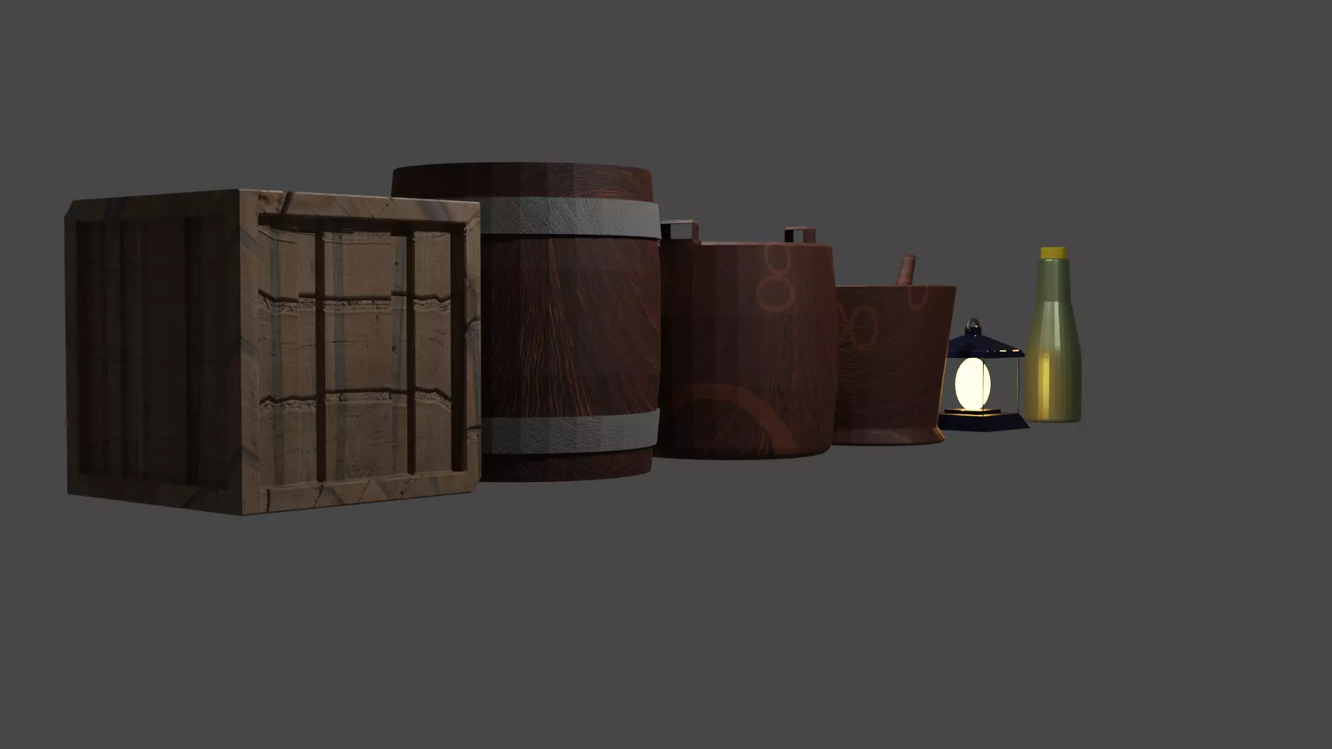 game props Low-poly 3D model