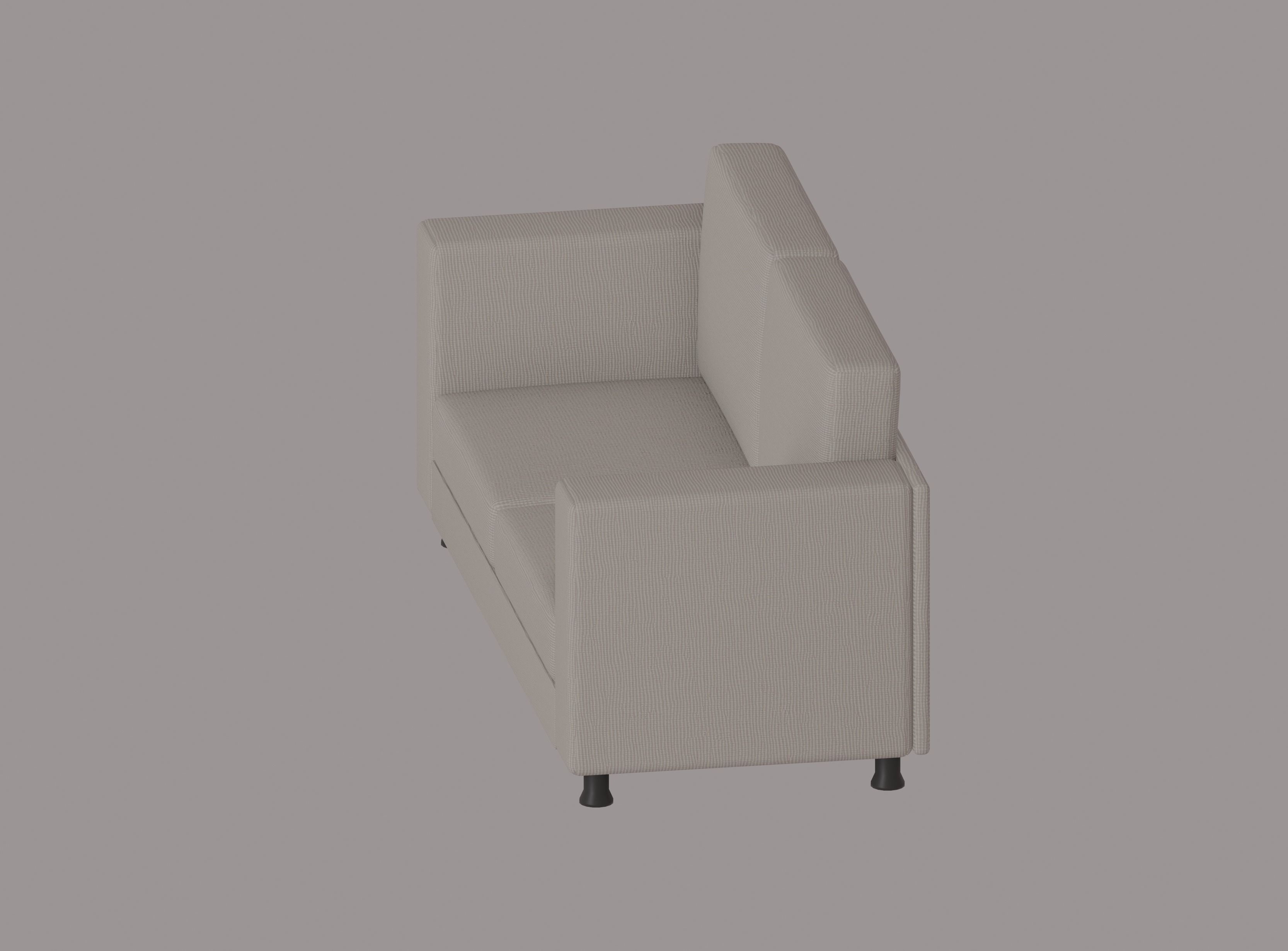 Small Sofa 3D model_5