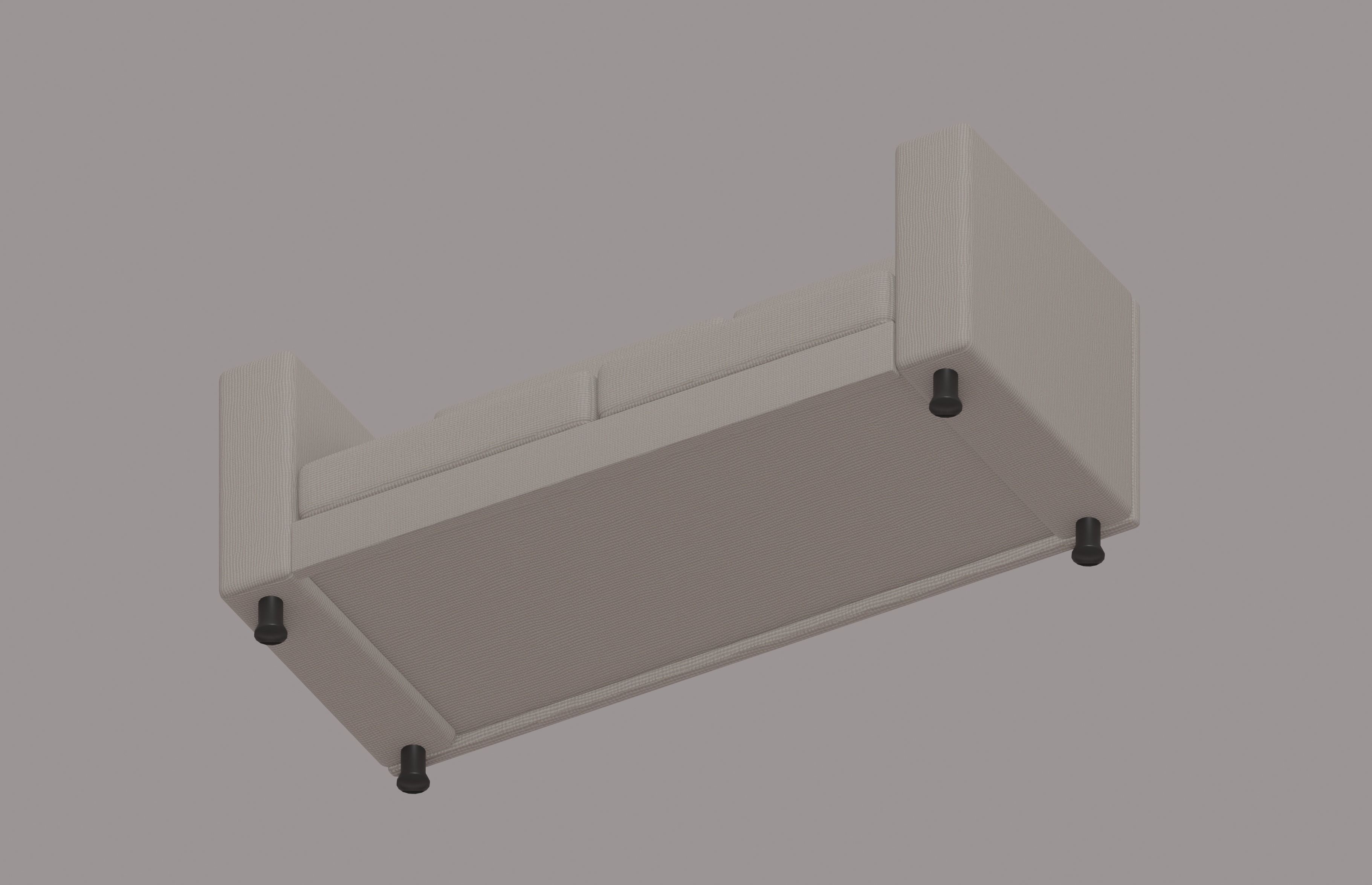 Small Sofa 3D model_8