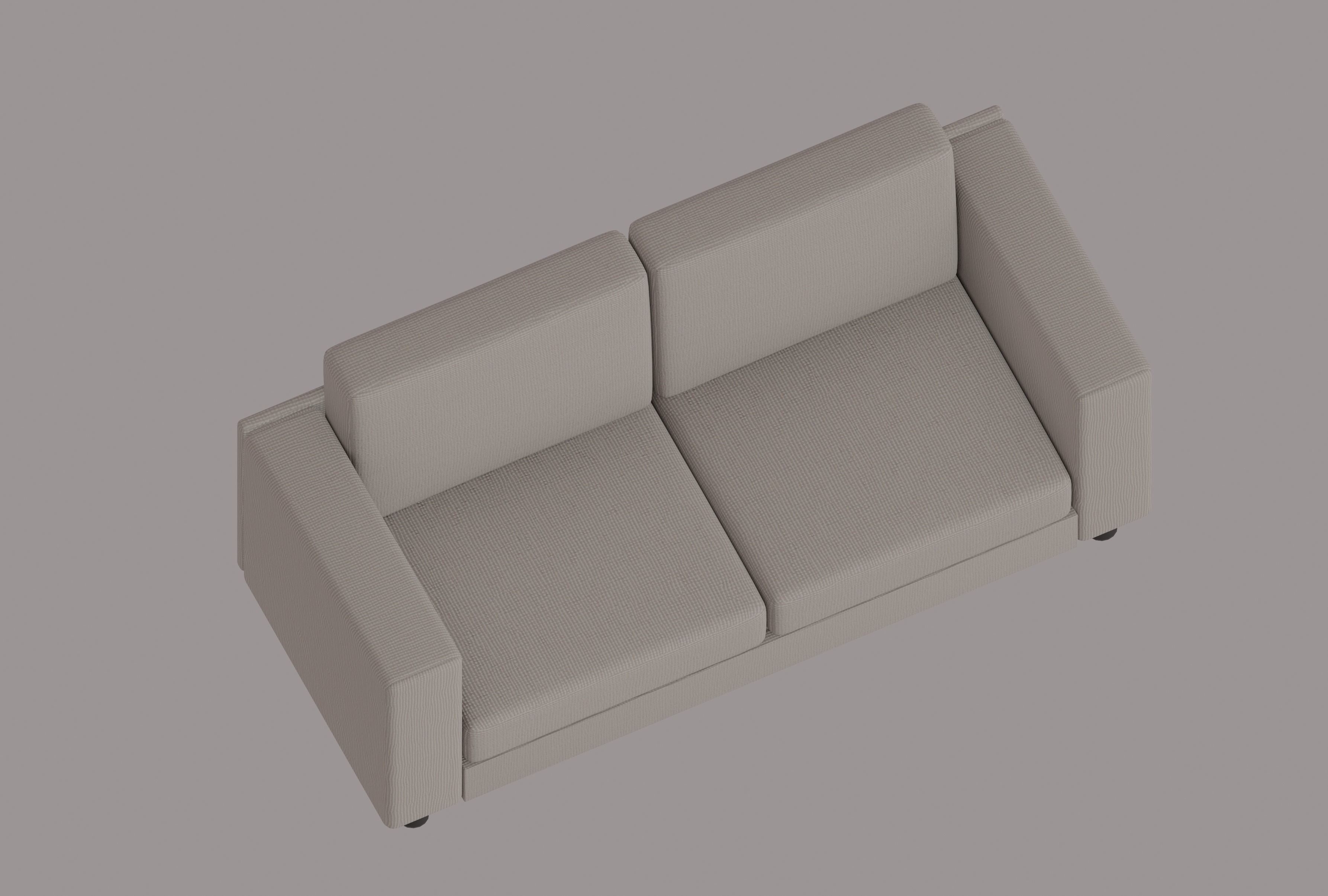 Small Sofa 3D model_9
