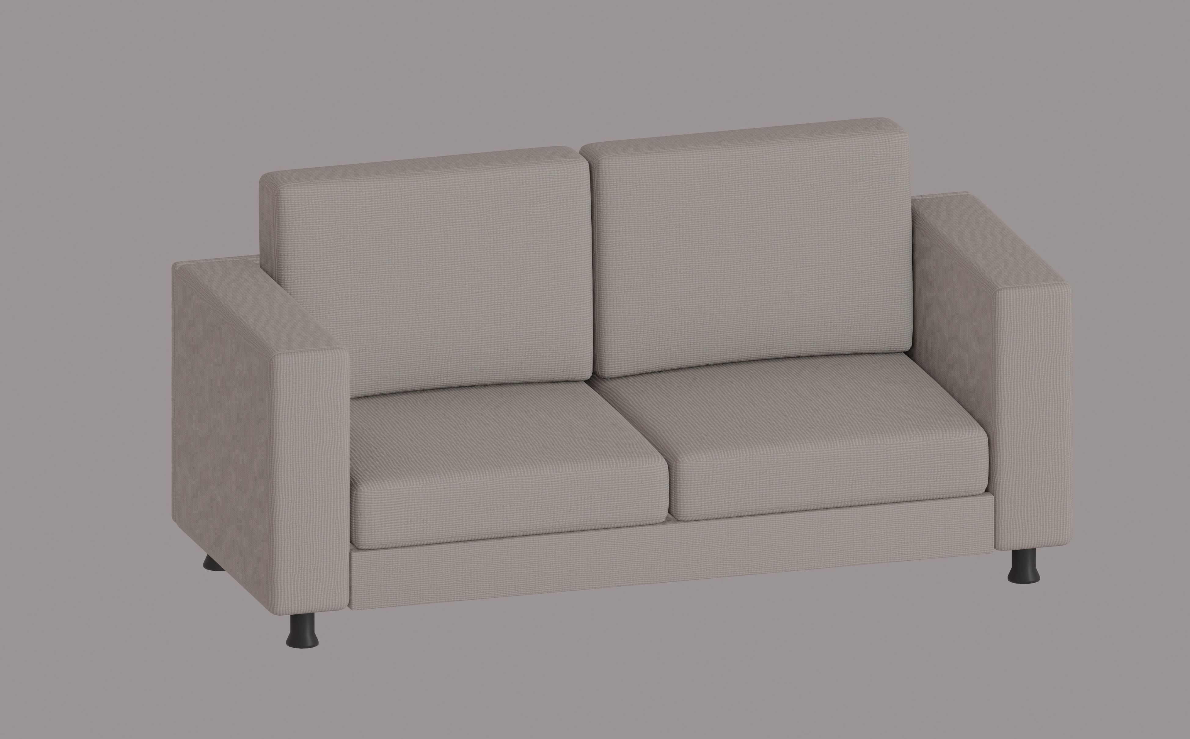 Small Sofa 3D model_1