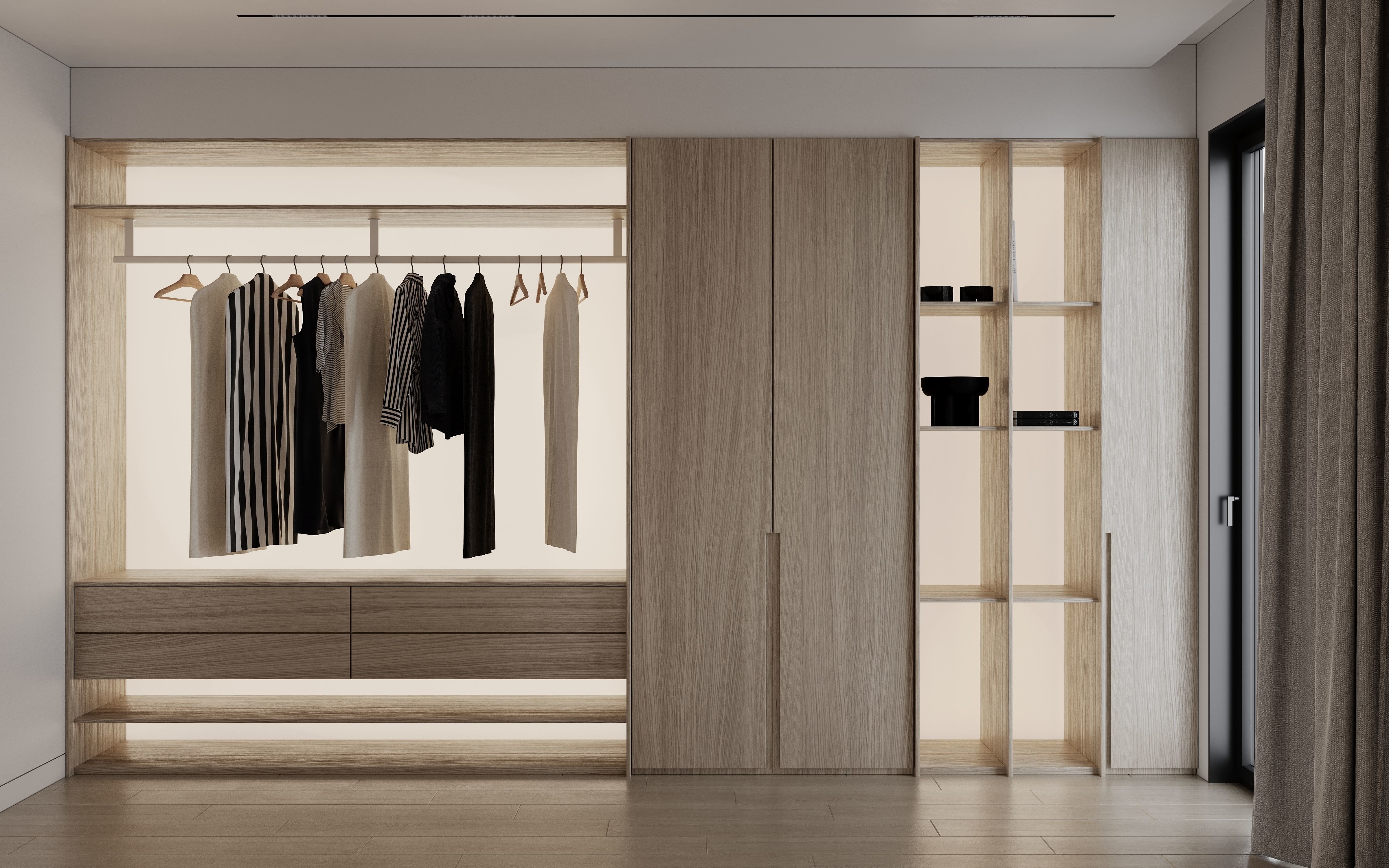 Modern Contemporary Interior Scene Full 3D Model Free 3D model_16