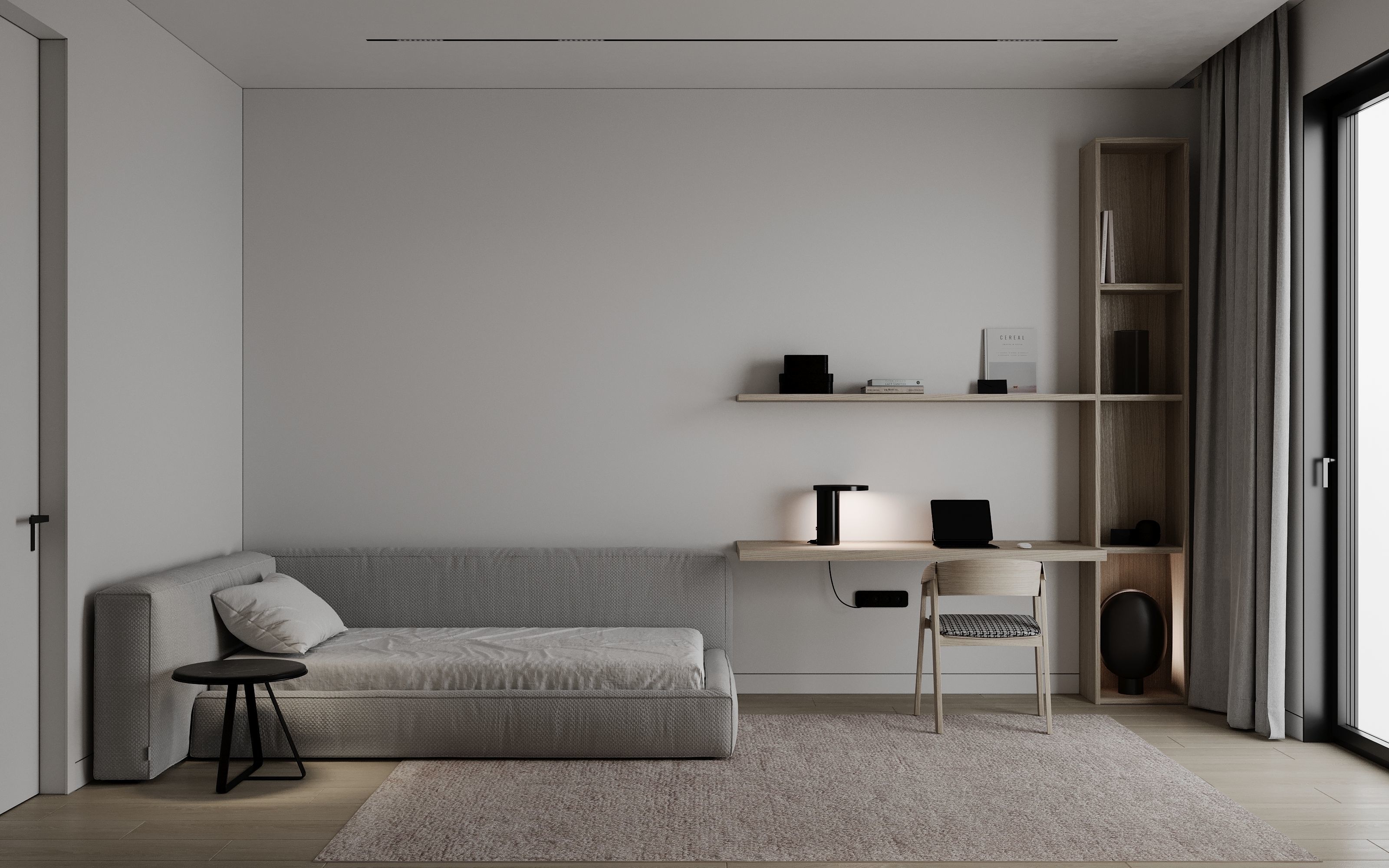 Modern Contemporary Interior Scene Full 3D Model Free 3D model_20