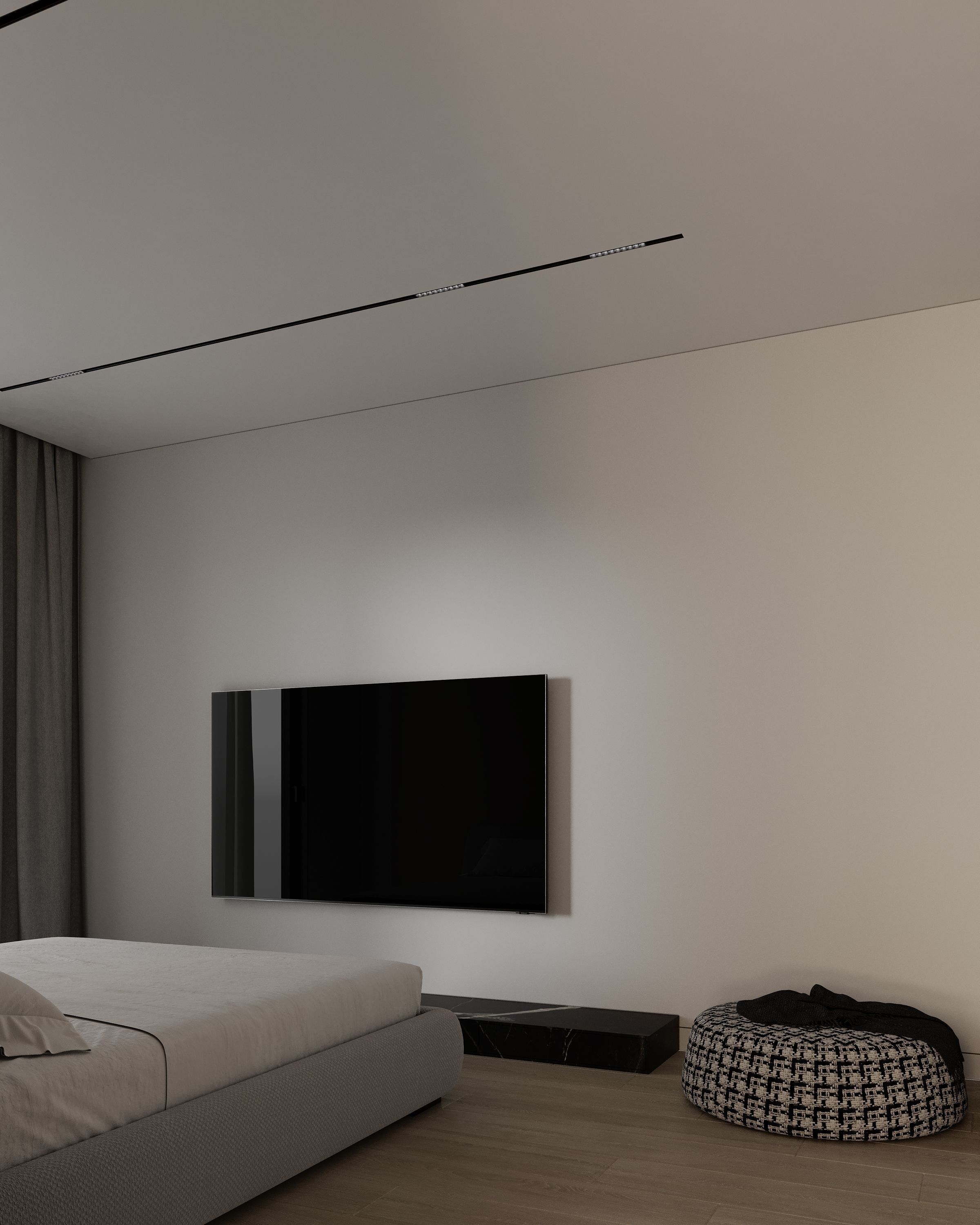 Modern Contemporary Interior Scene Full 3D Model Free 3D model_15