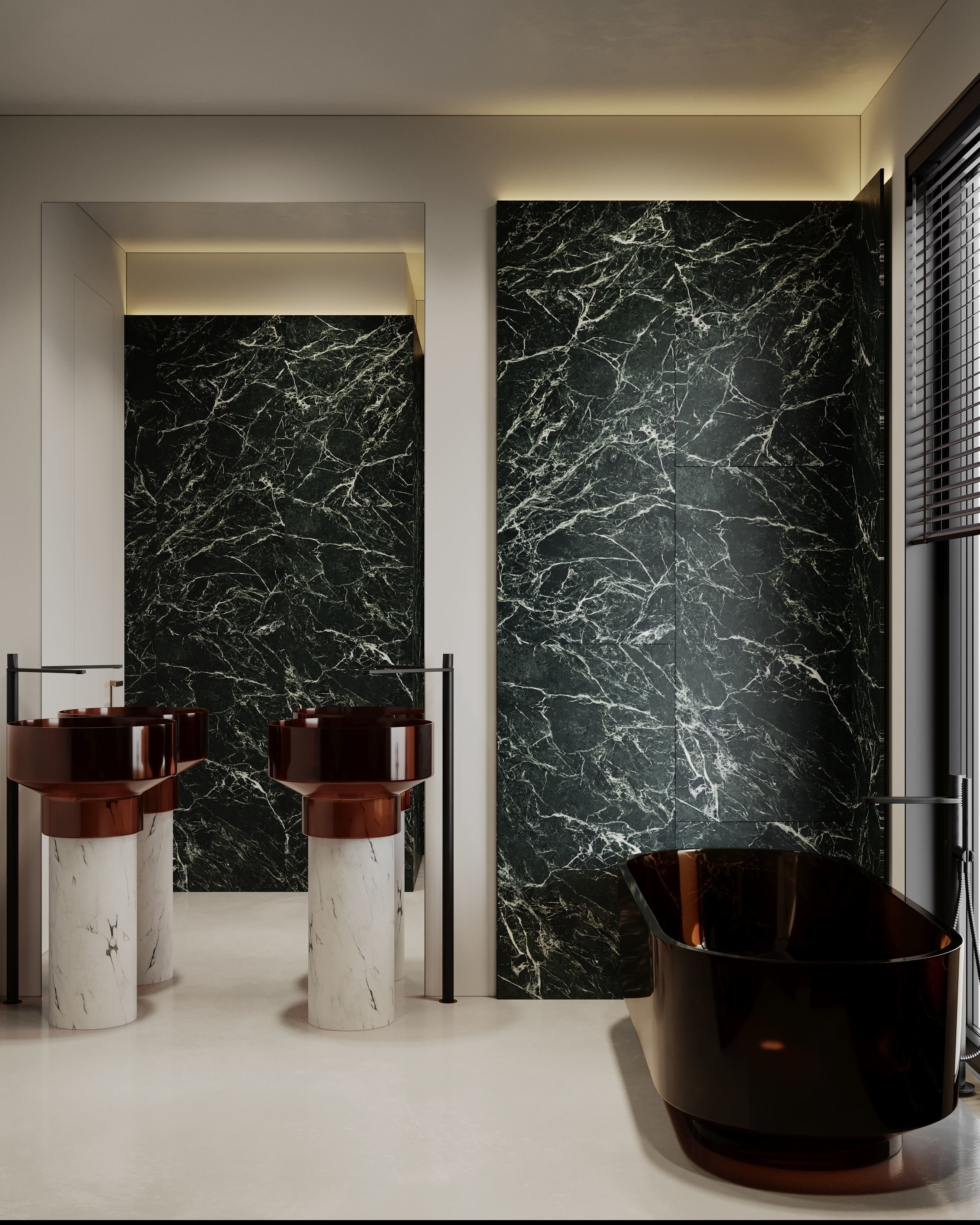 Modern Contemporary Interior Scene Full 3D Model Free 3D model_23