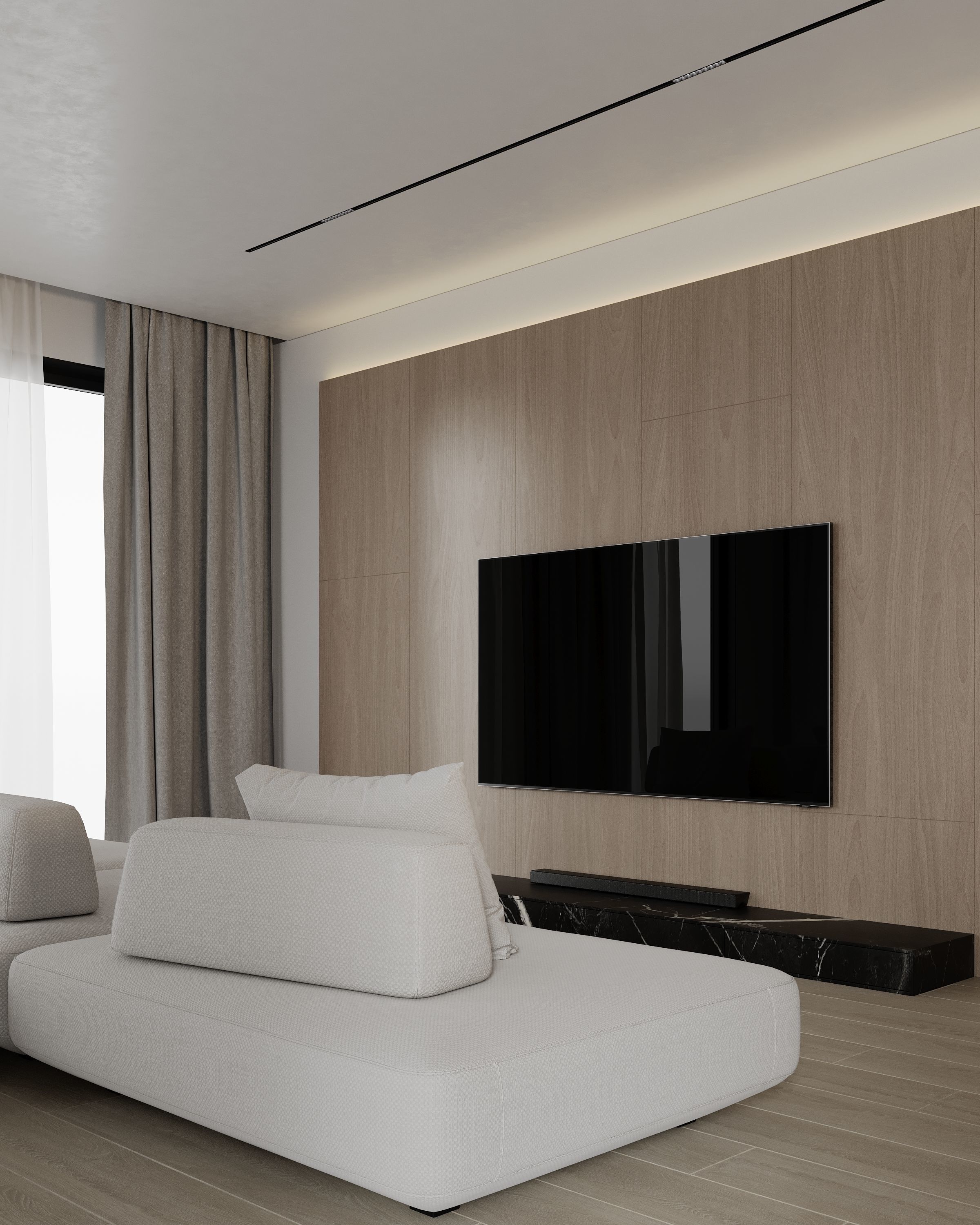 Modern Contemporary Interior Scene Full 3D Model Free 3D model_8