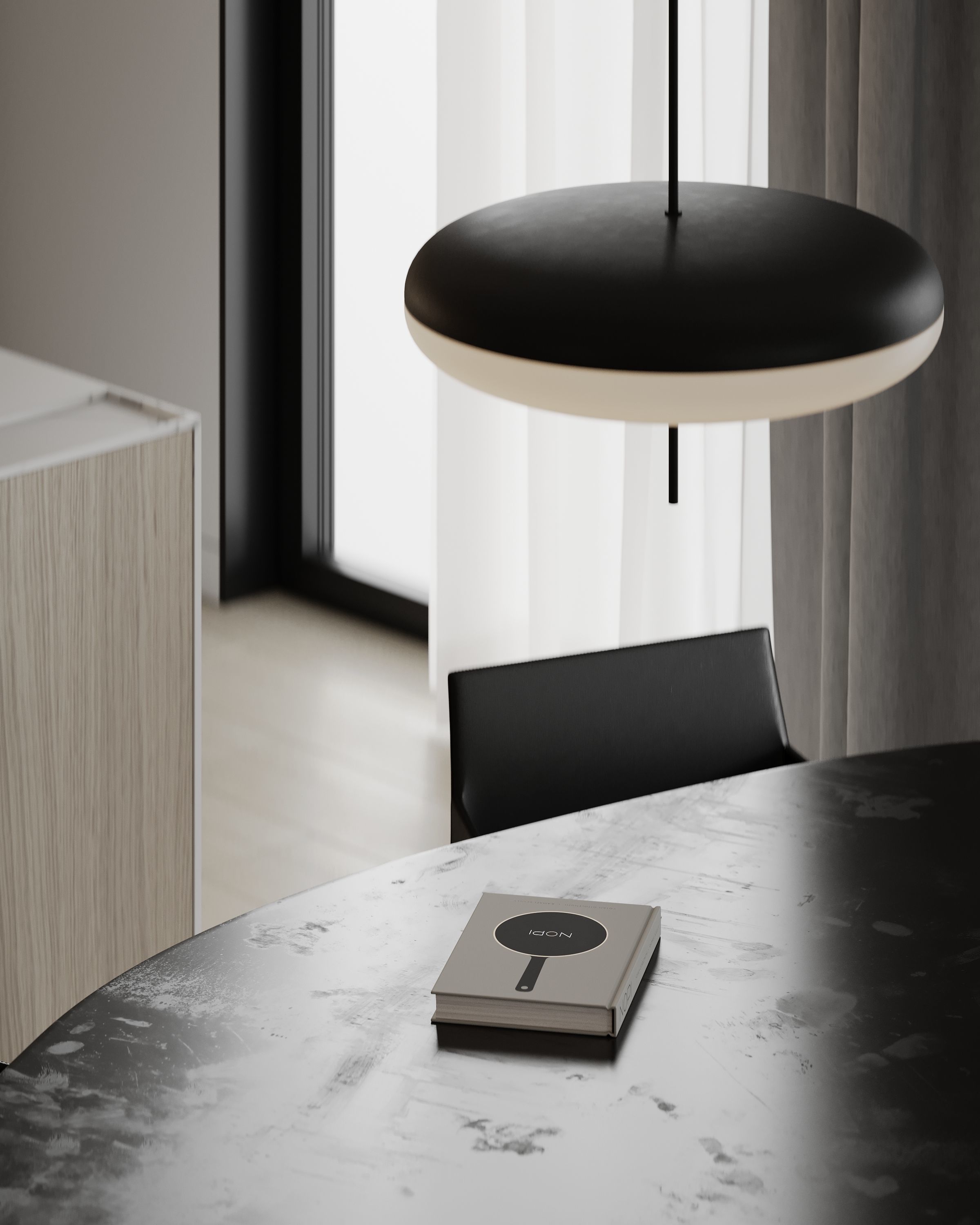 Modern Contemporary Interior Scene Full 3D Model Free 3D model_4