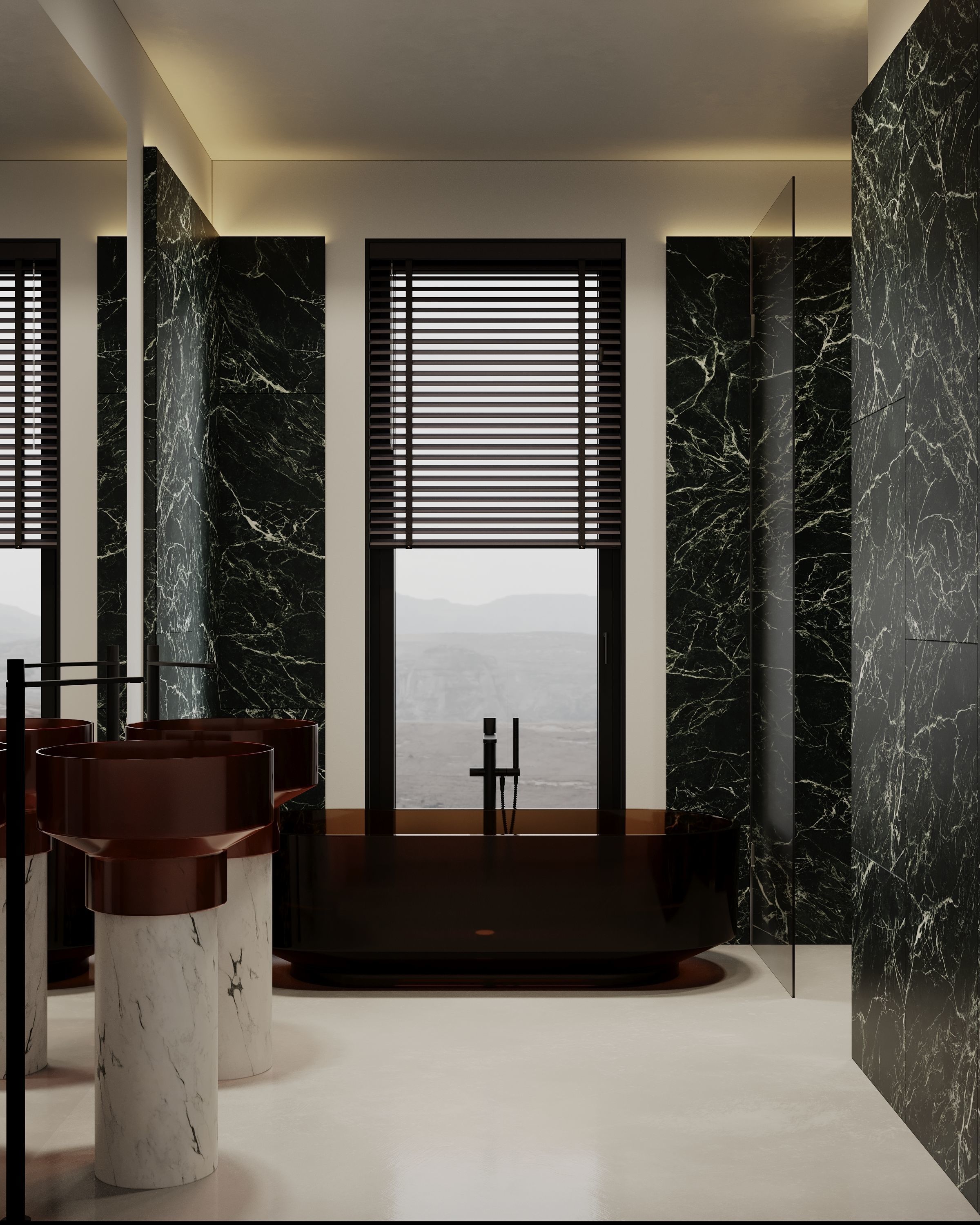 Modern Contemporary Interior Scene Full 3D Model Free 3D model_24