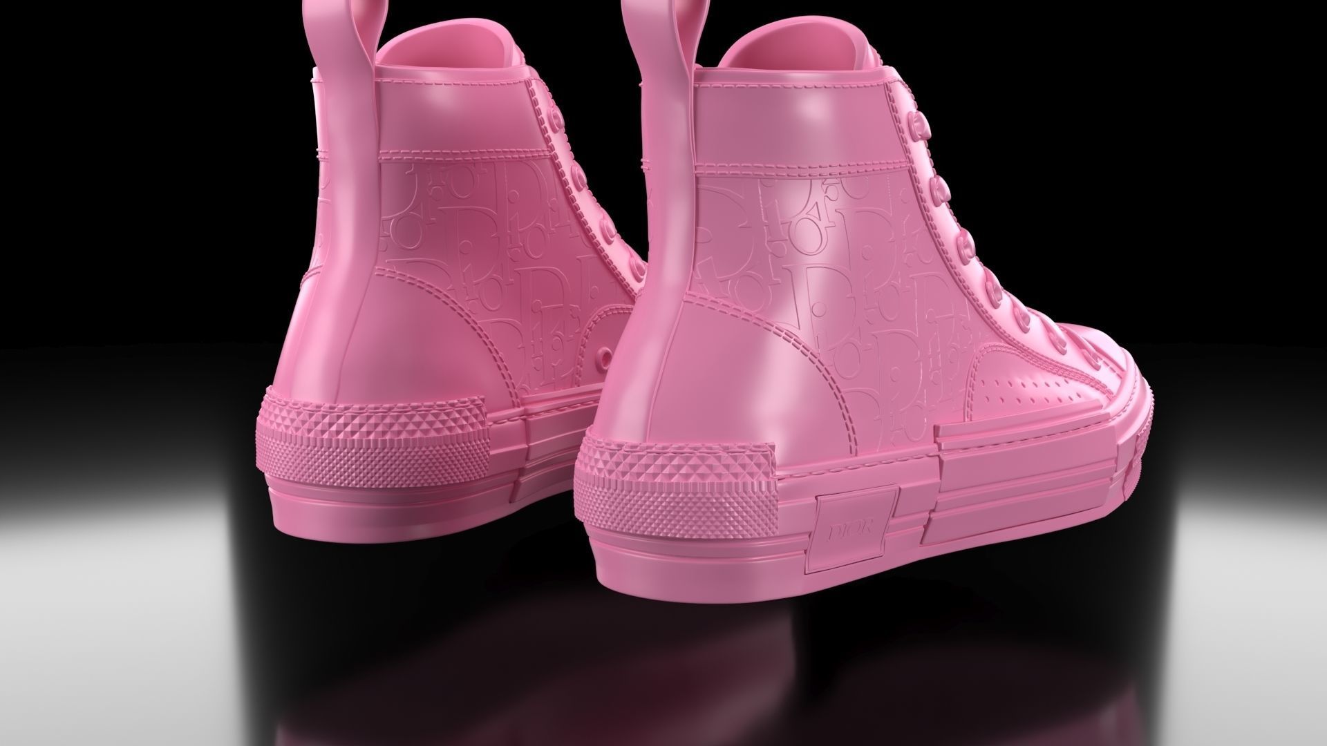 B23 High Top sneaker Dior 3D print model_2