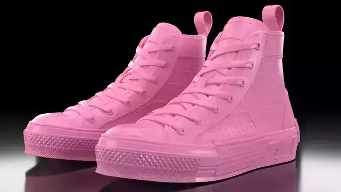 B23 High Top sneaker Dior 3D print model