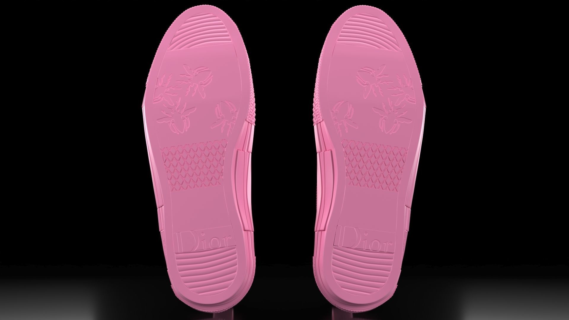 B23 High Top sneaker Dior 3D print model_4