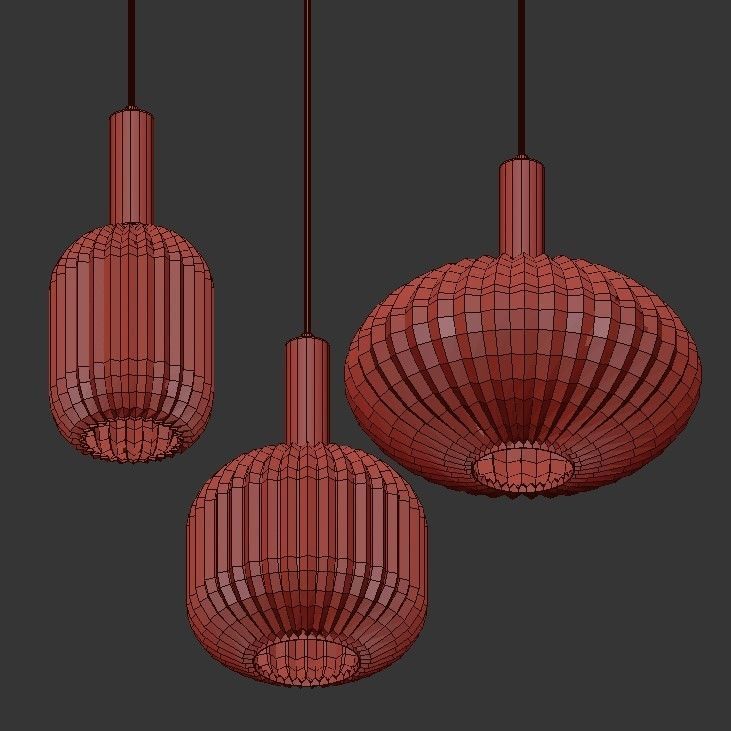 IRIS pendant 3D model_1