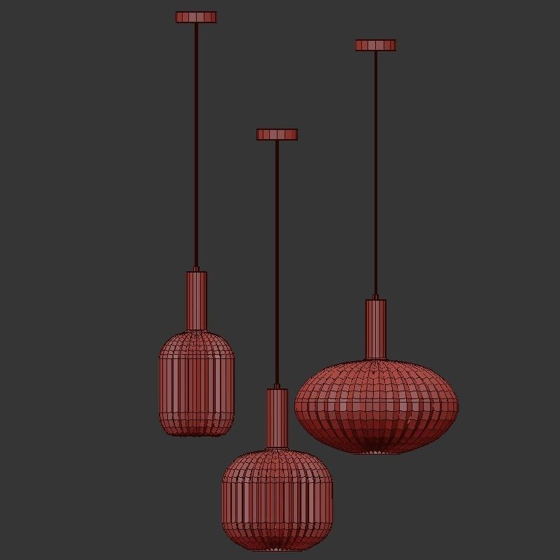 IRIS pendant 3D model_2