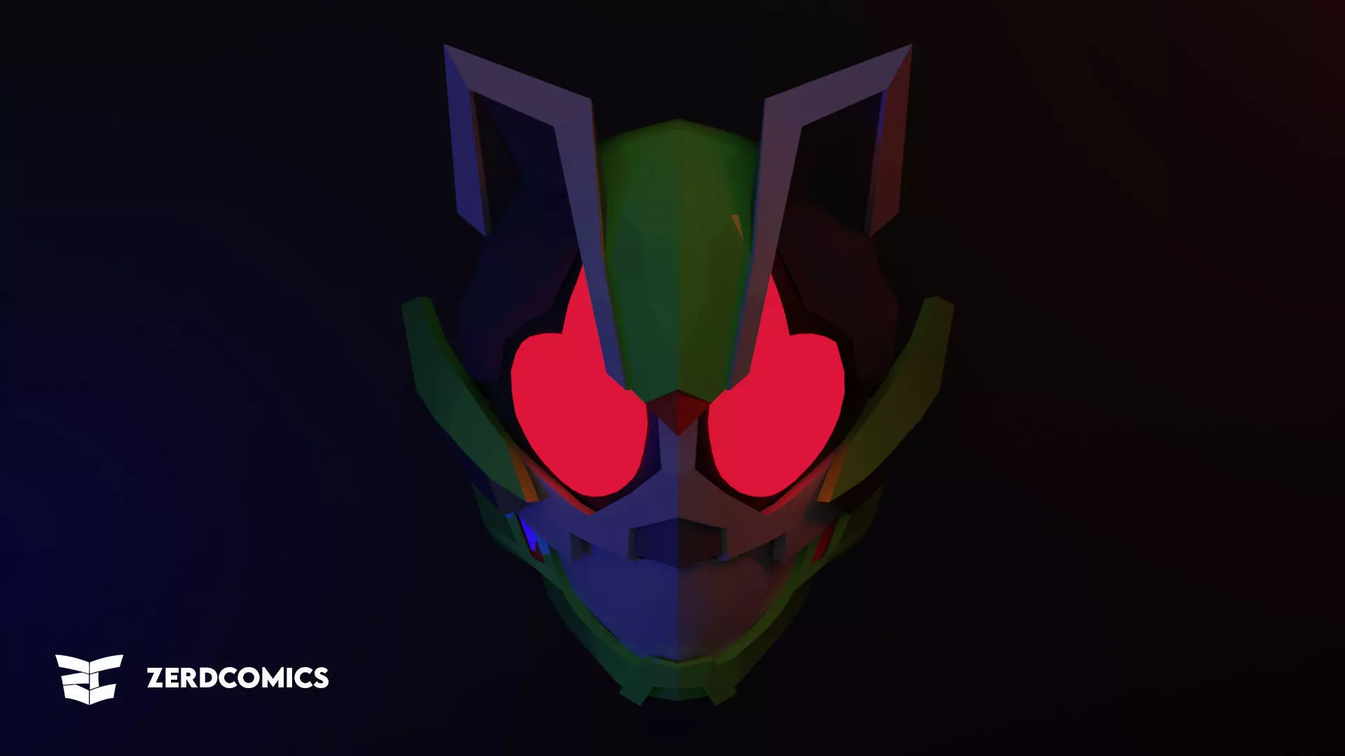 Kamen Rider Tycoon Helmet - Ninja Form 3D model_0