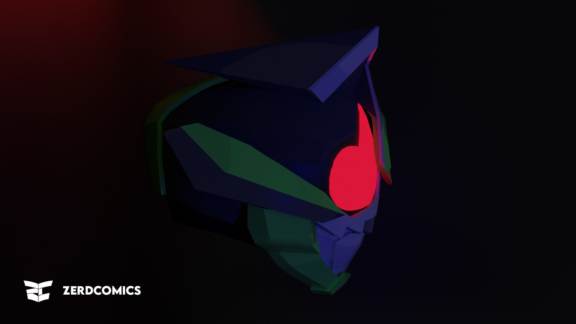 Kamen Rider Tycoon Helmet - Ninja Form 3D model_2