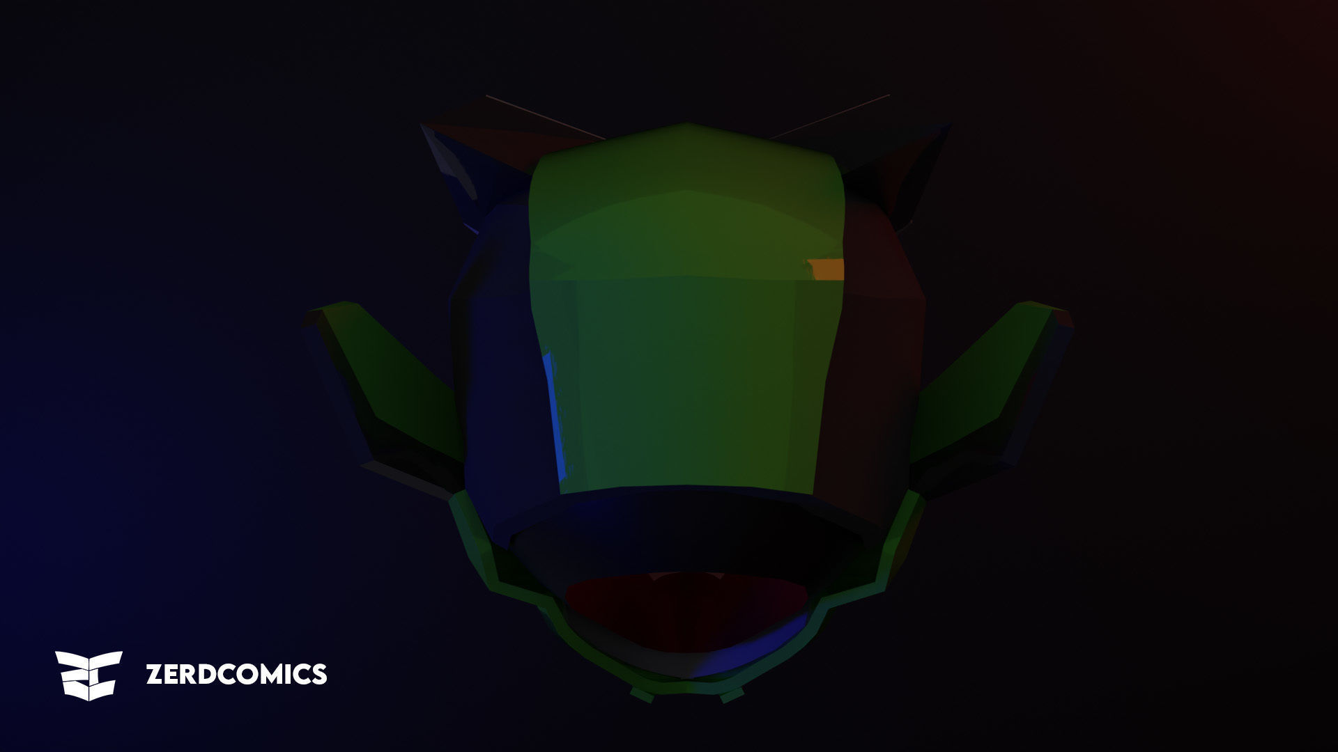 Kamen Rider Tycoon Helmet - Ninja Form 3D model_5