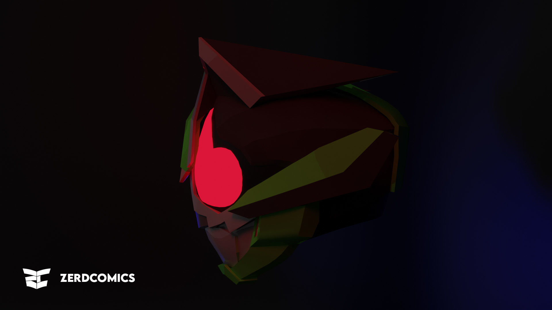 Kamen Rider Tycoon Helmet - Ninja Form 3D model_4