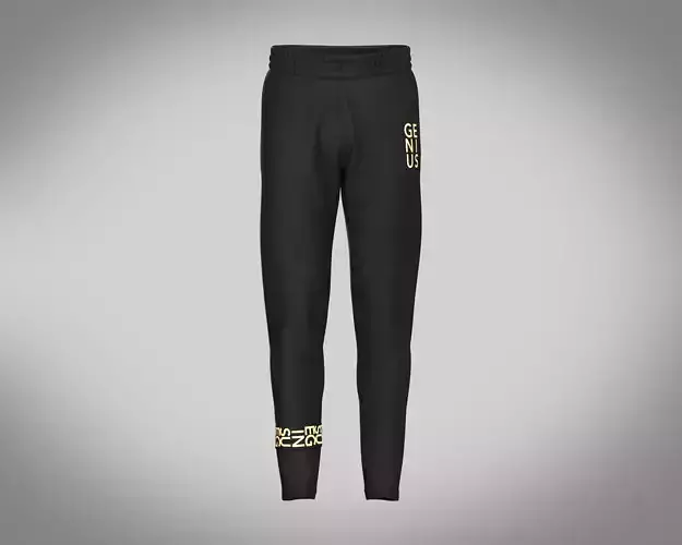 Mens Black And Gold Pant