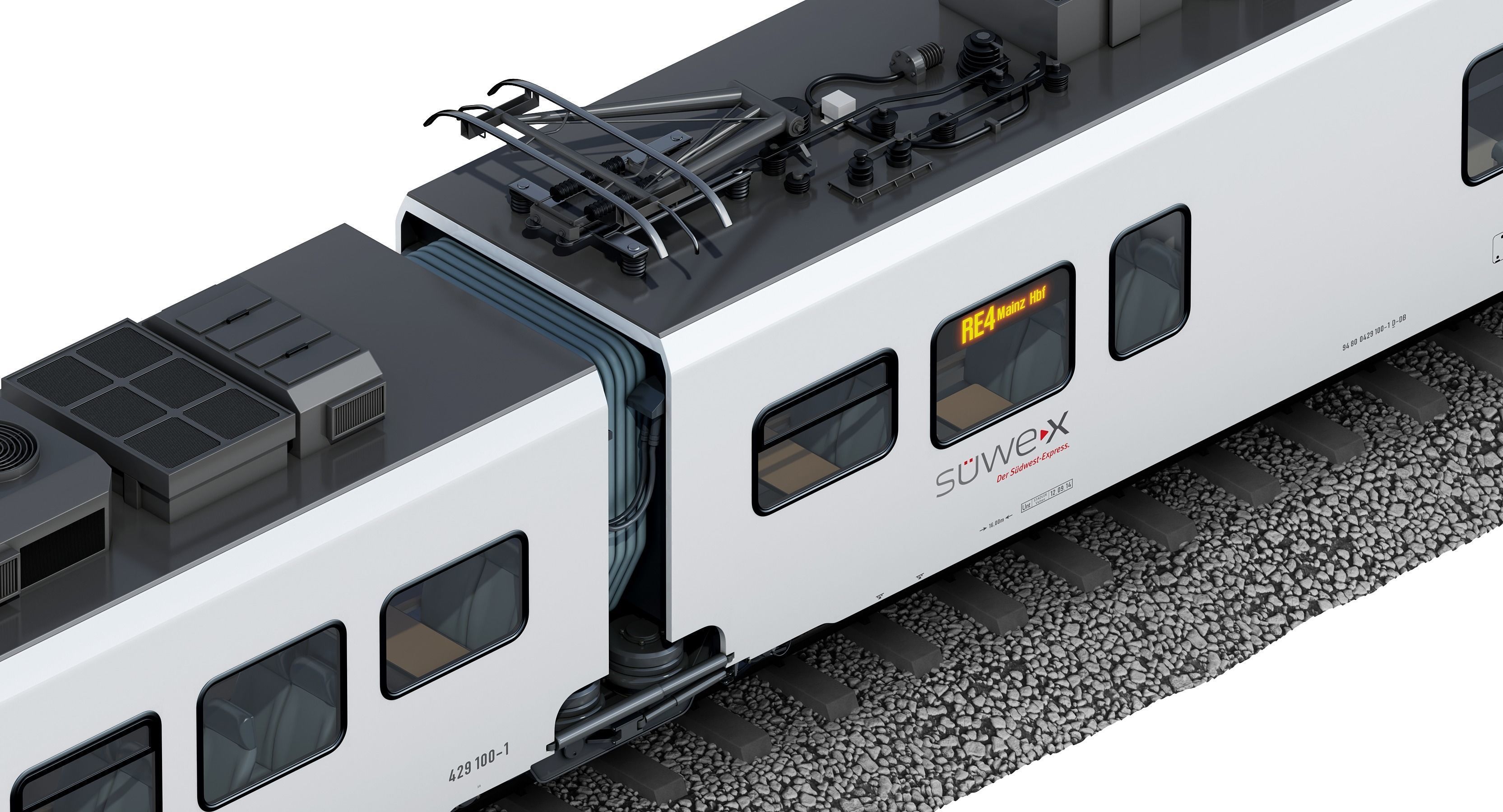 Stadler FLIRT 3 DB Regio Suwex 3D model_14