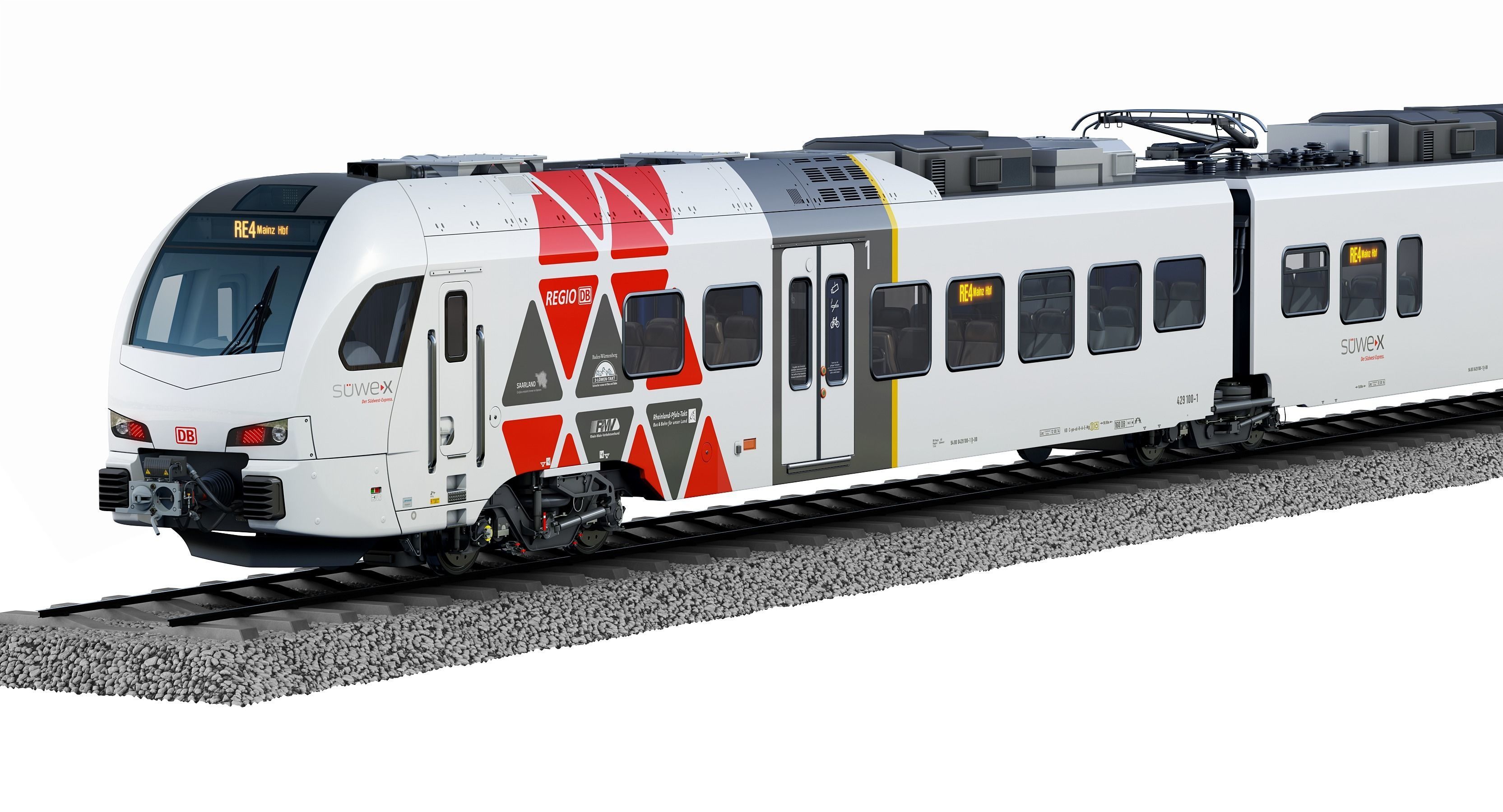 Stadler FLIRT 3 DB Regio Suwex 3D model_8