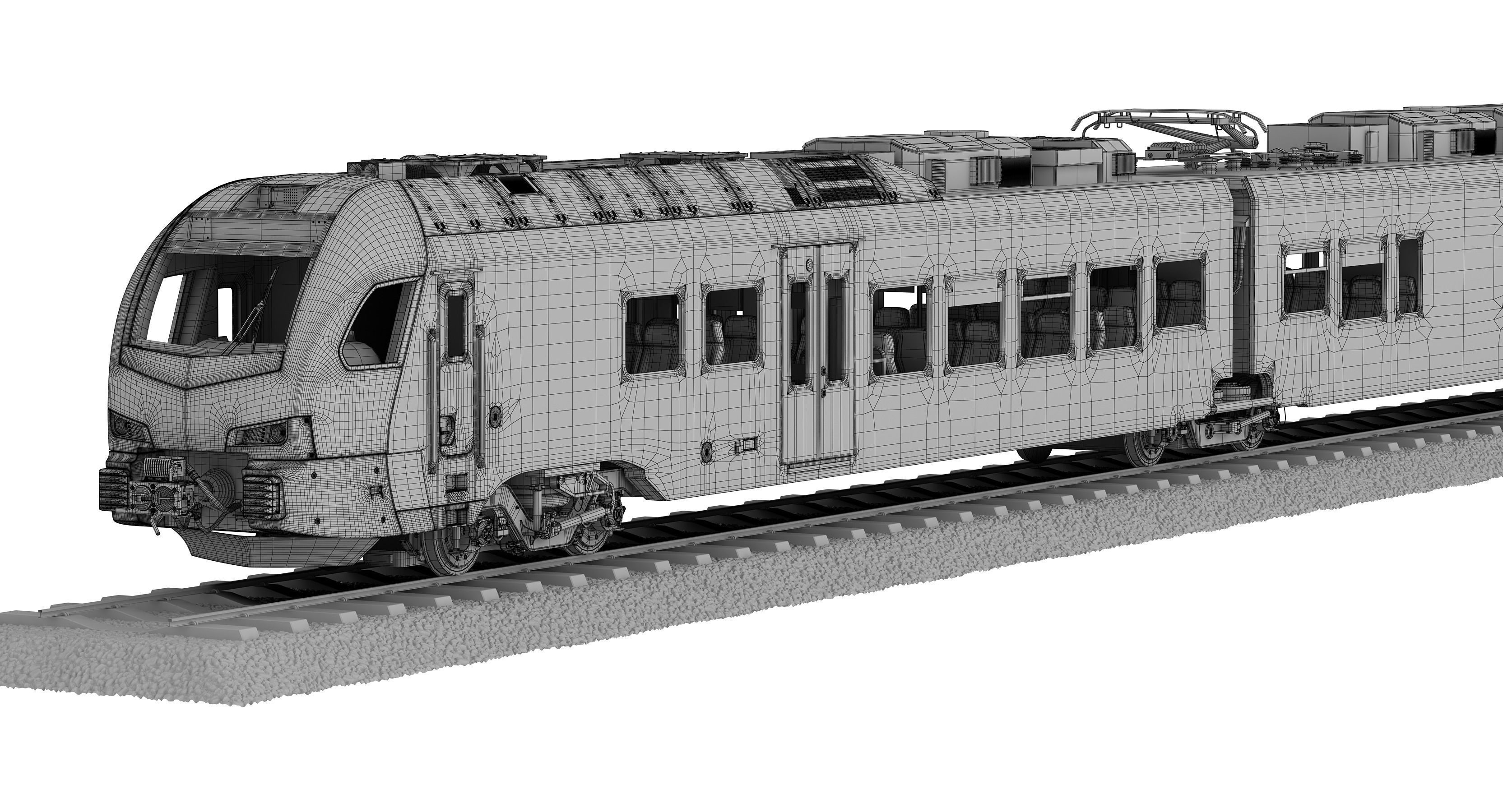 Stadler FLIRT 3 DB Regio Suwex 3D model_9