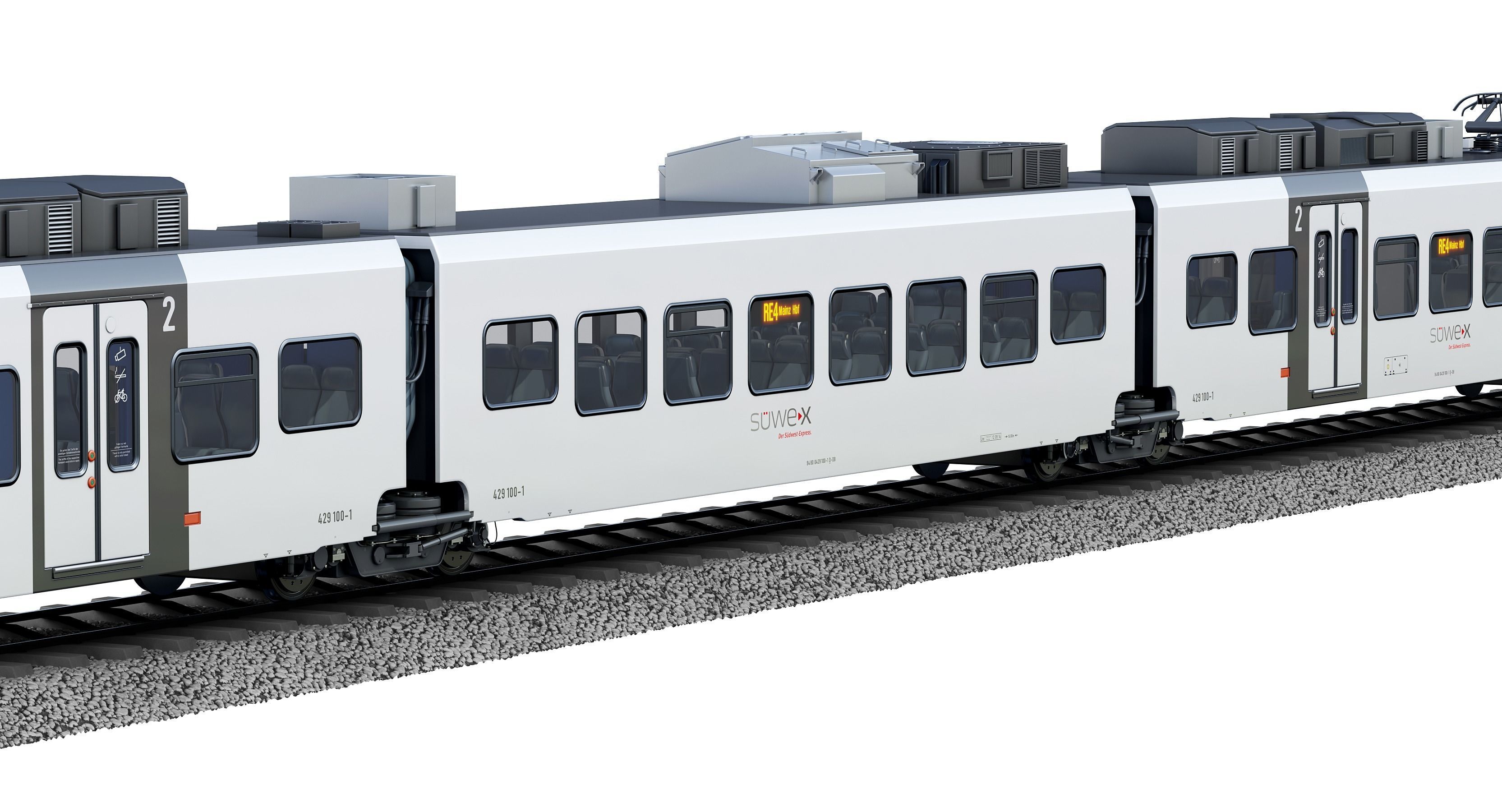 Stadler FLIRT 3 DB Regio Suwex 3D model_10