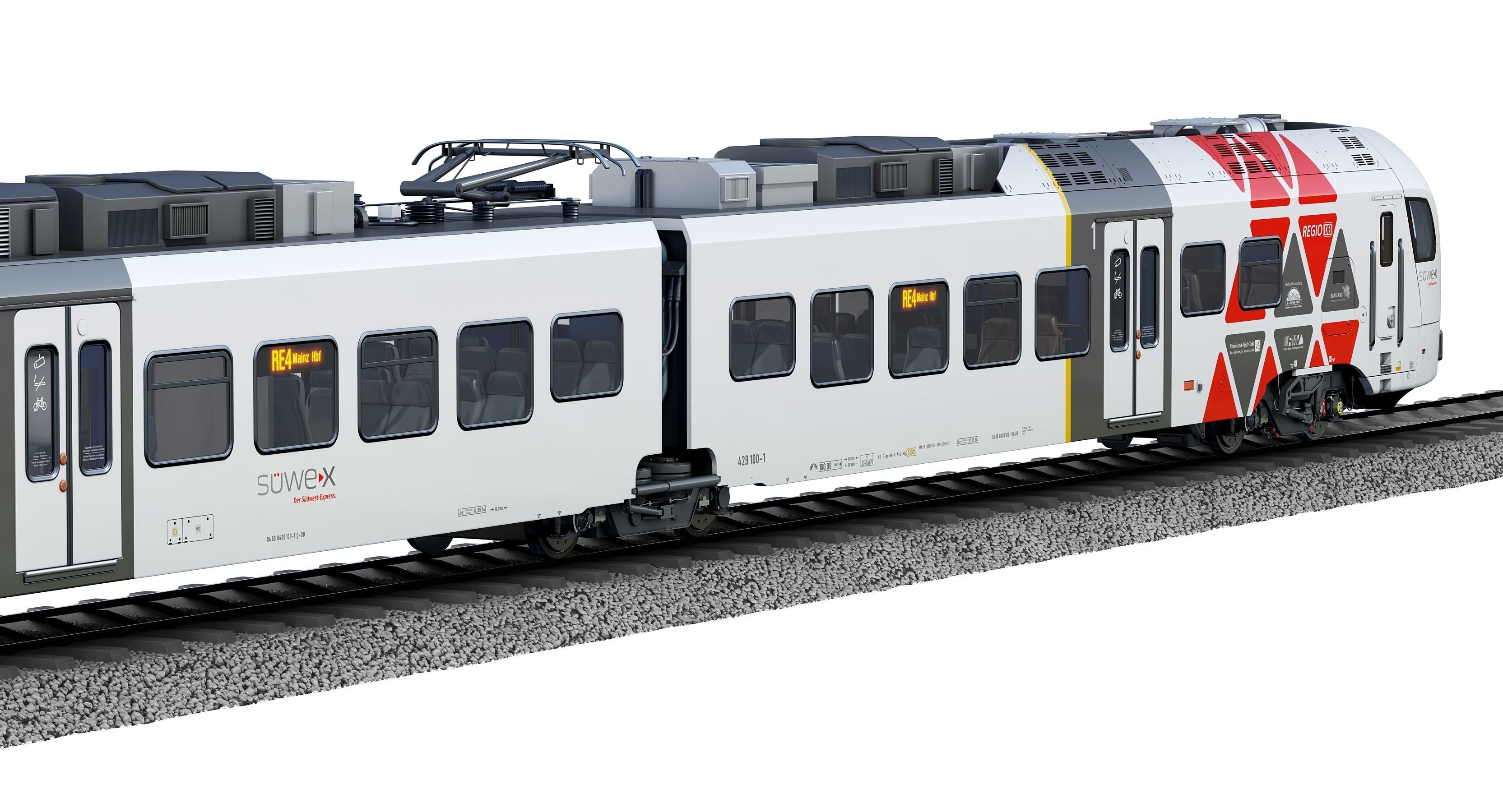 Stadler FLIRT 3 DB Regio Suwex 3D model_12