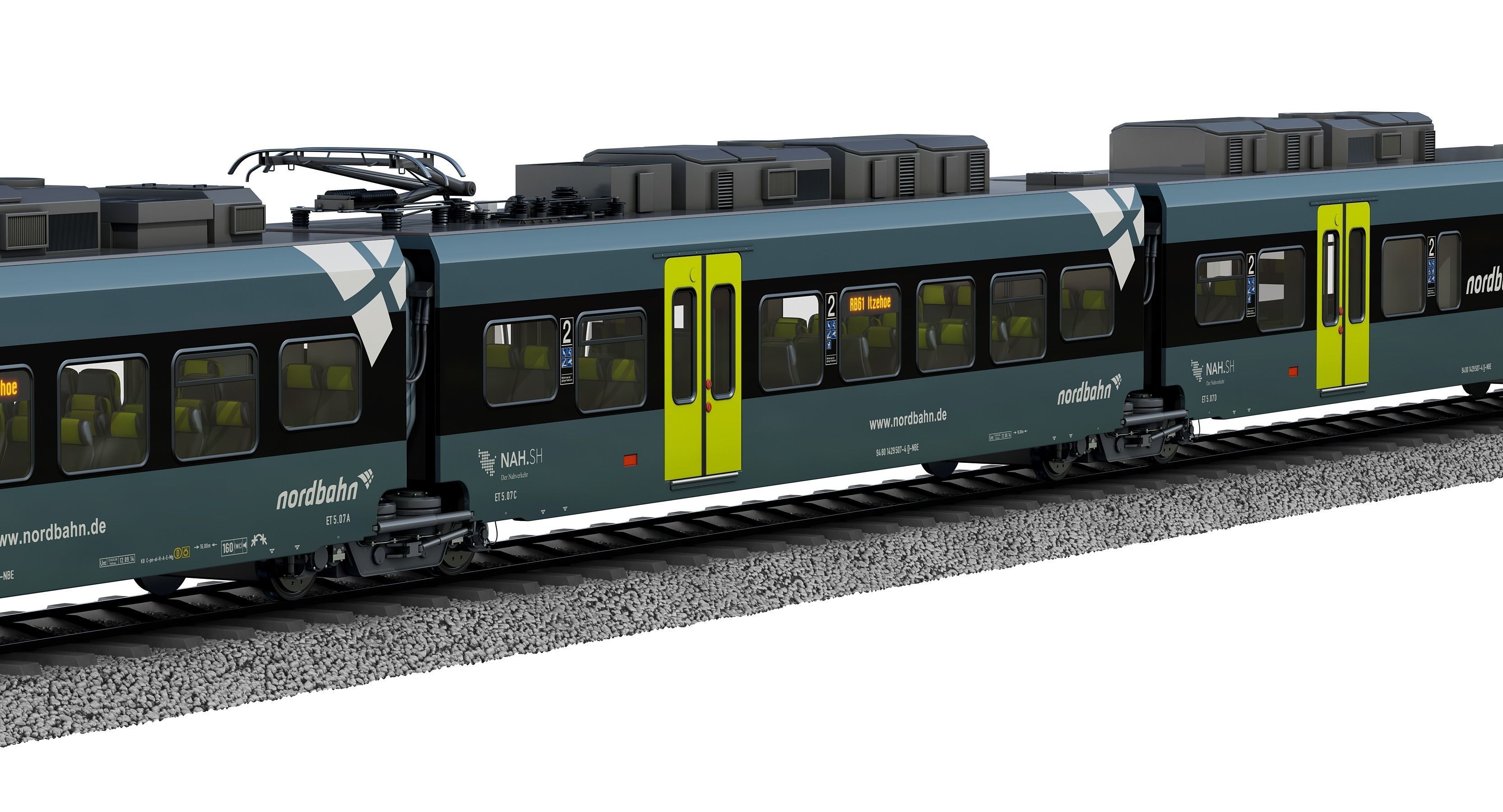 Stadler FLIRT 3 Nordbahn 3D model_10