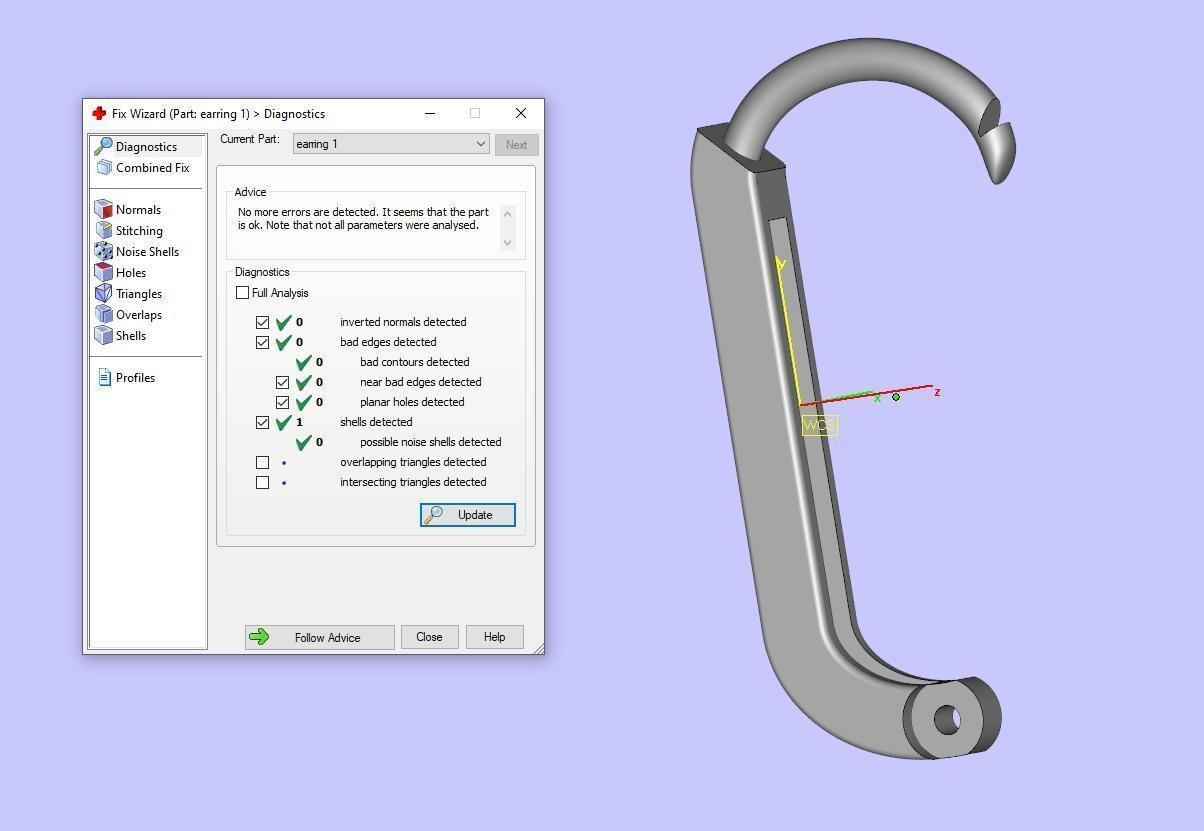 earrings 3D print model_23