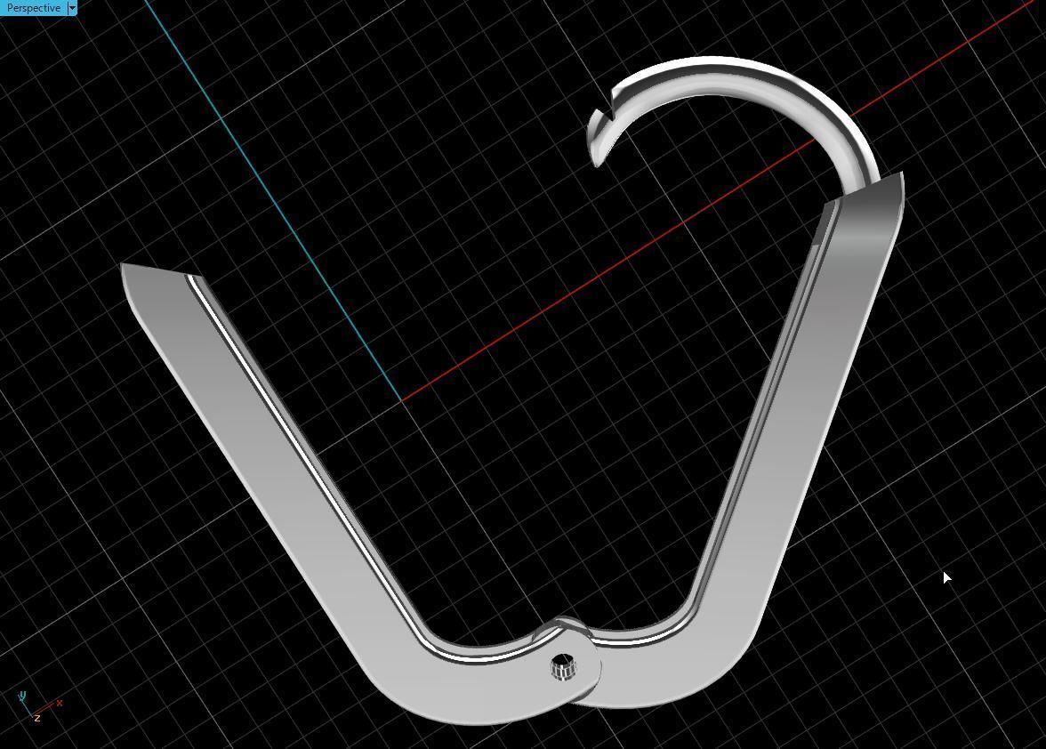 earrings 3D print model_11