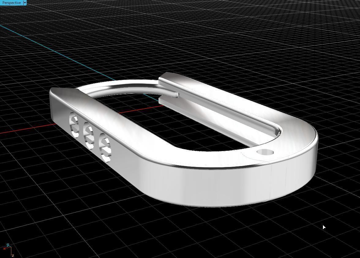 earrings 3D print model_8