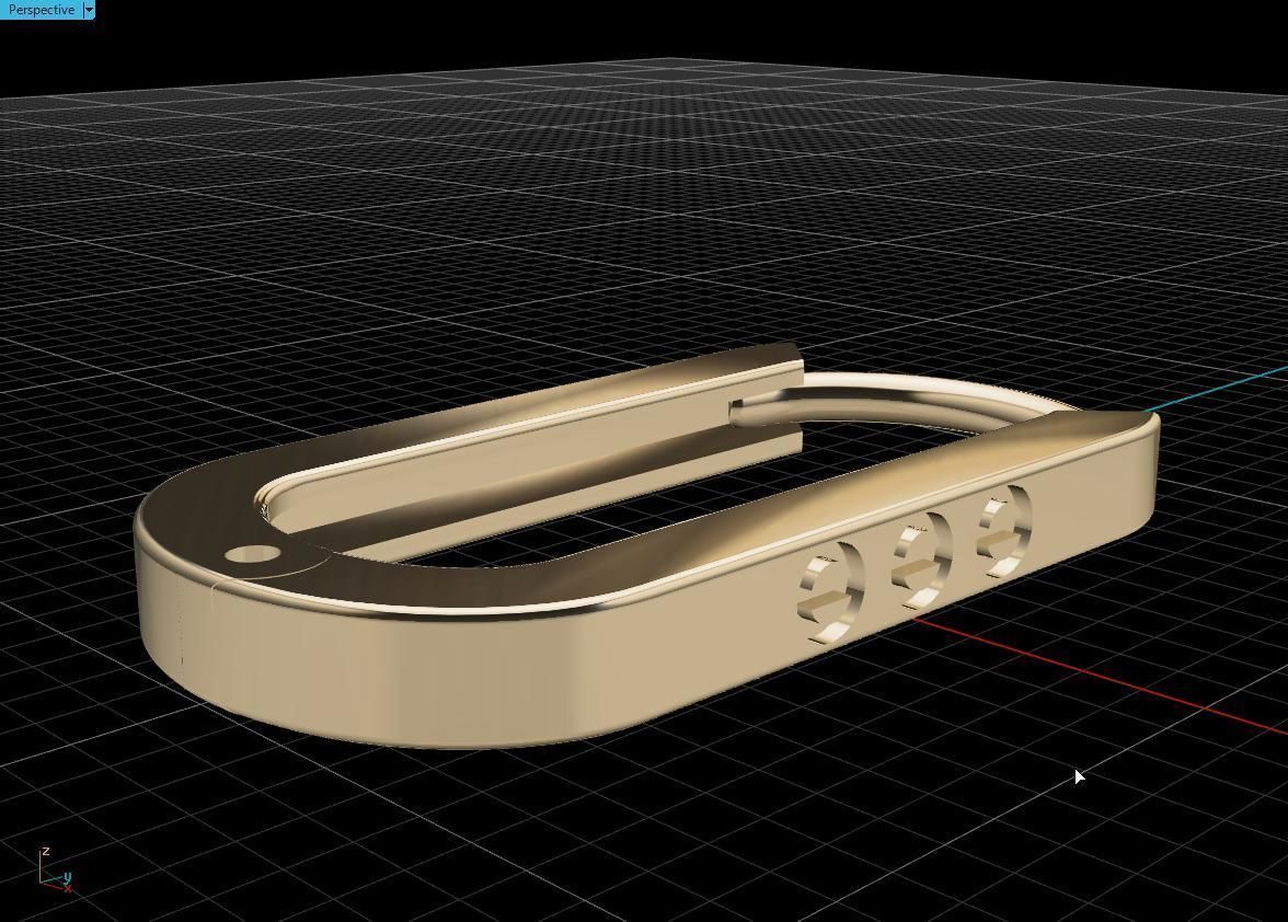 earrings 3D print model_4