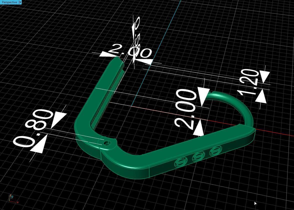 earrings 3D print model_16