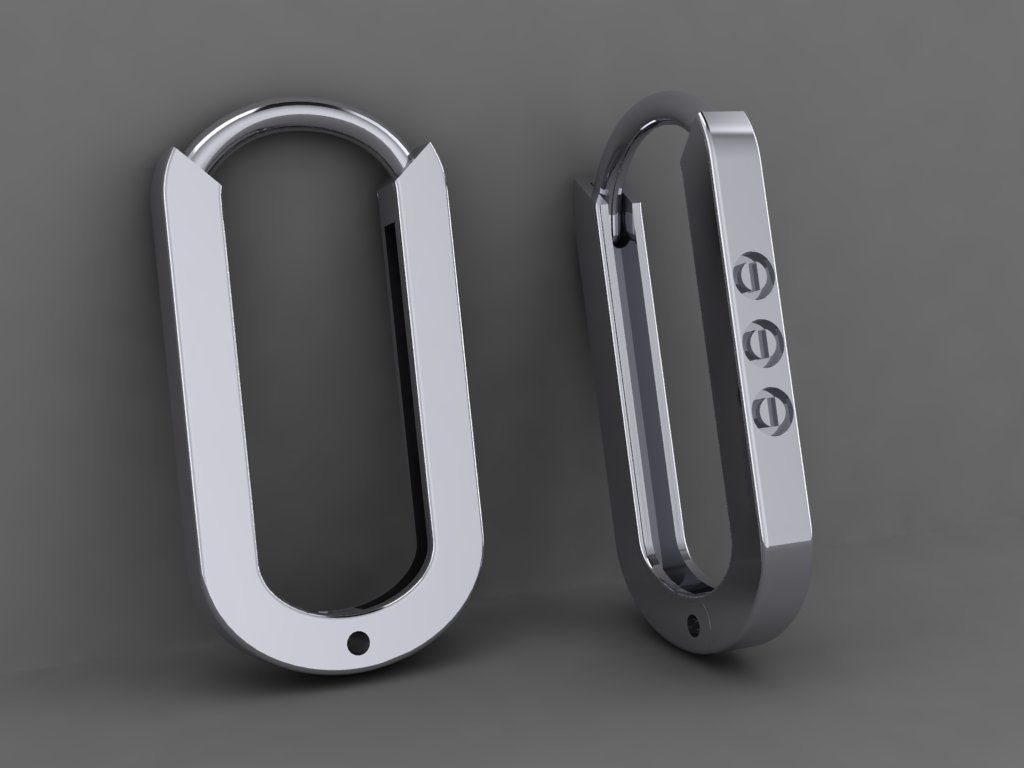 earrings 3D print model_1