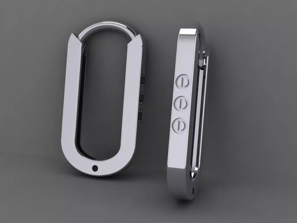 earrings 3D print model_0