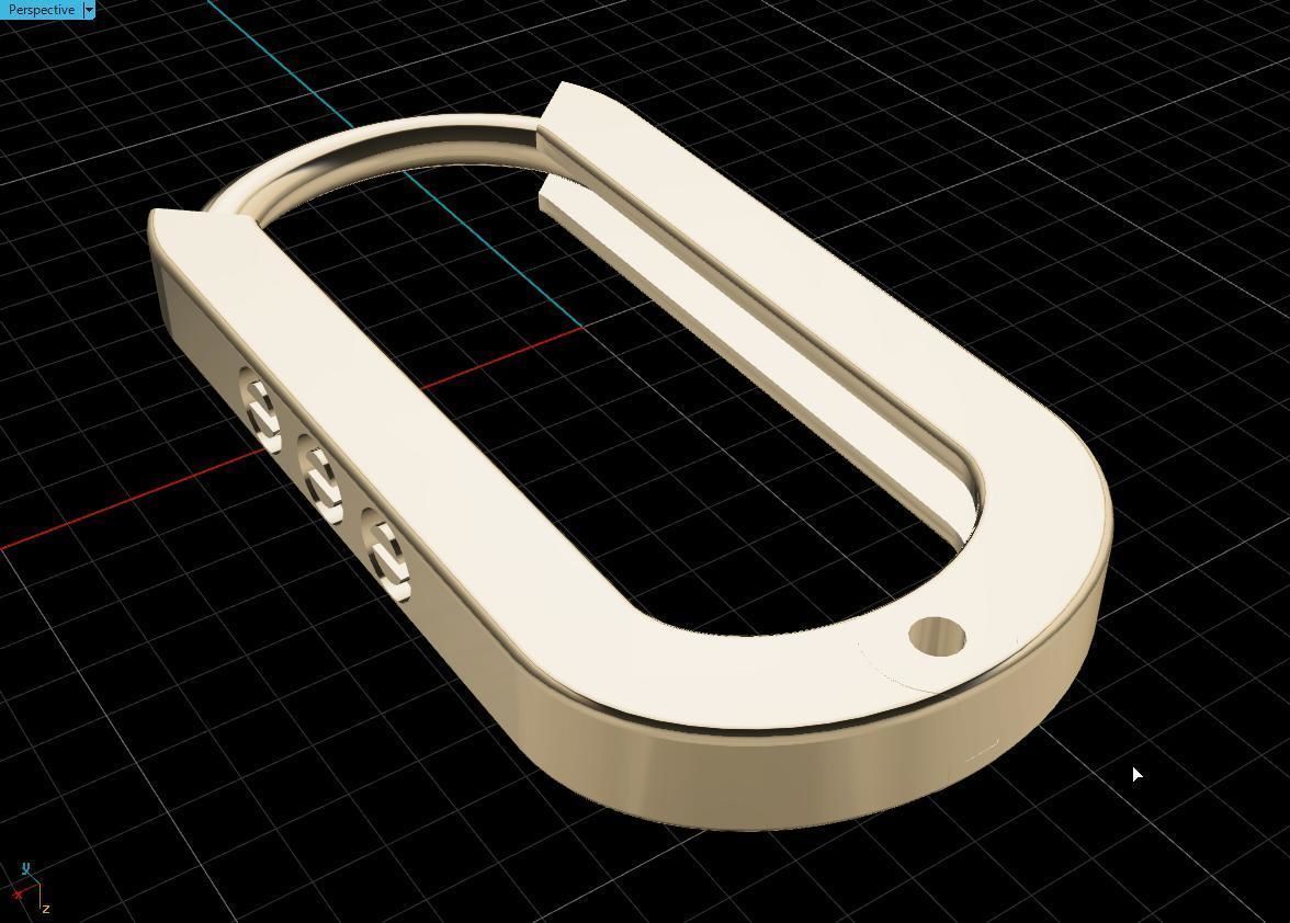 earrings 3D print model_5