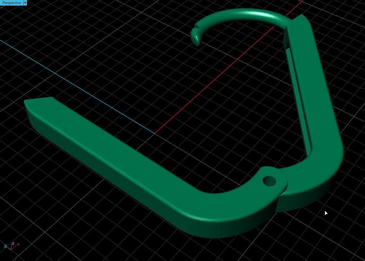 earrings 3D print model_14