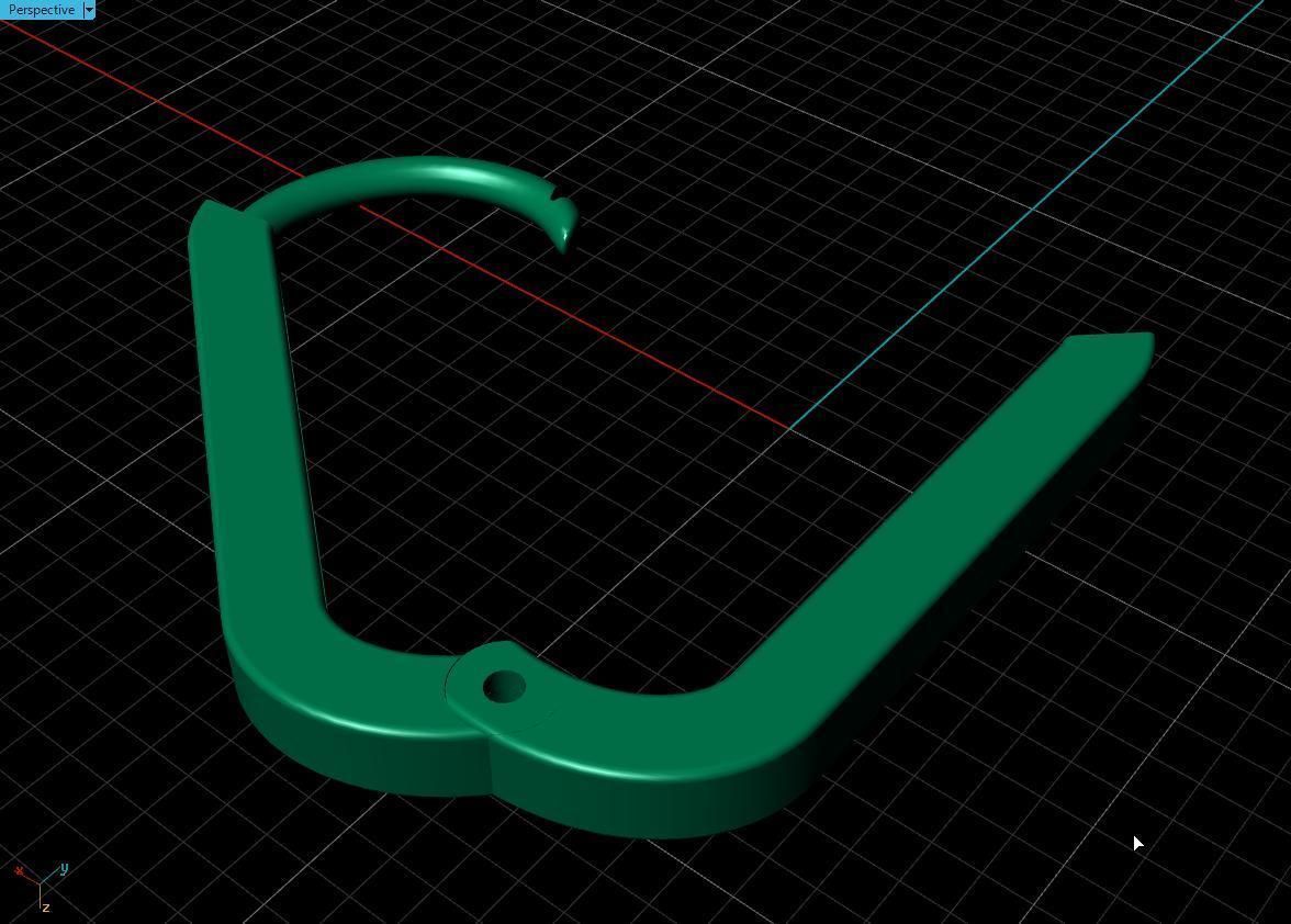 earrings 3D print model_15