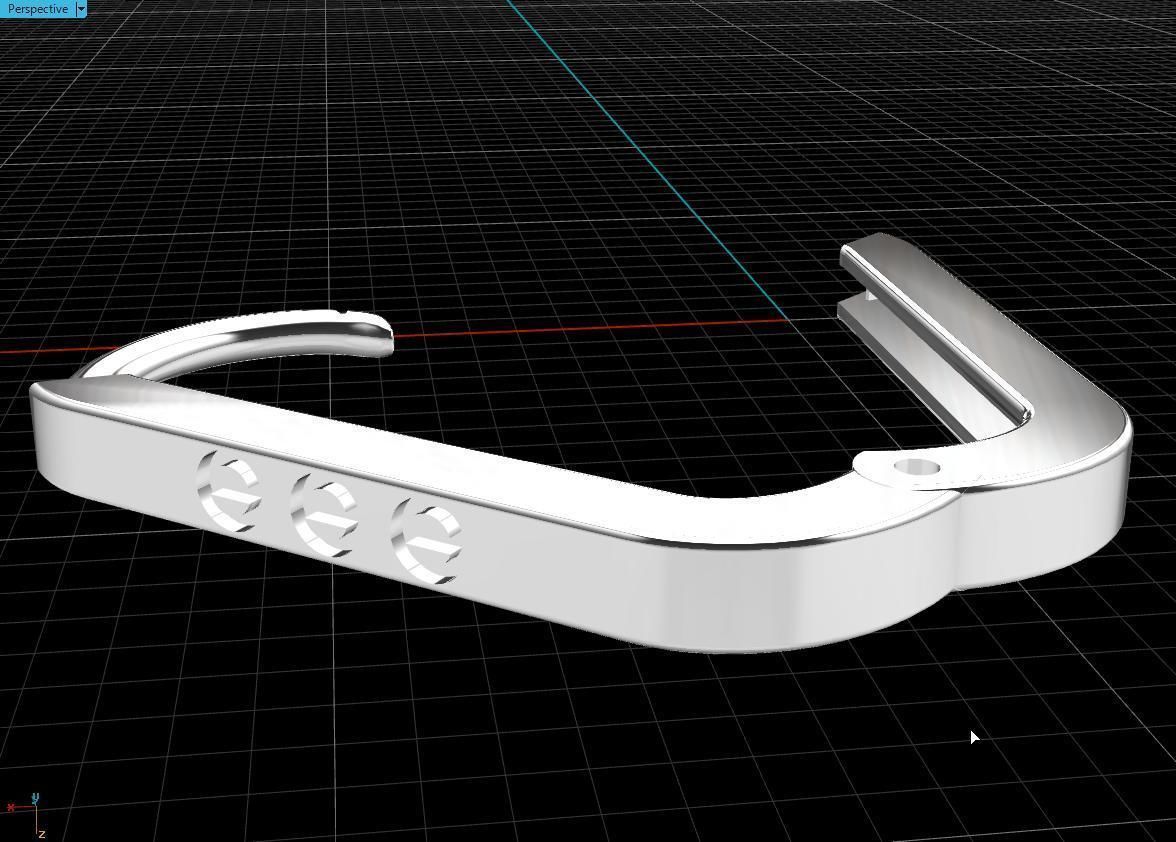 earrings 3D print model_9