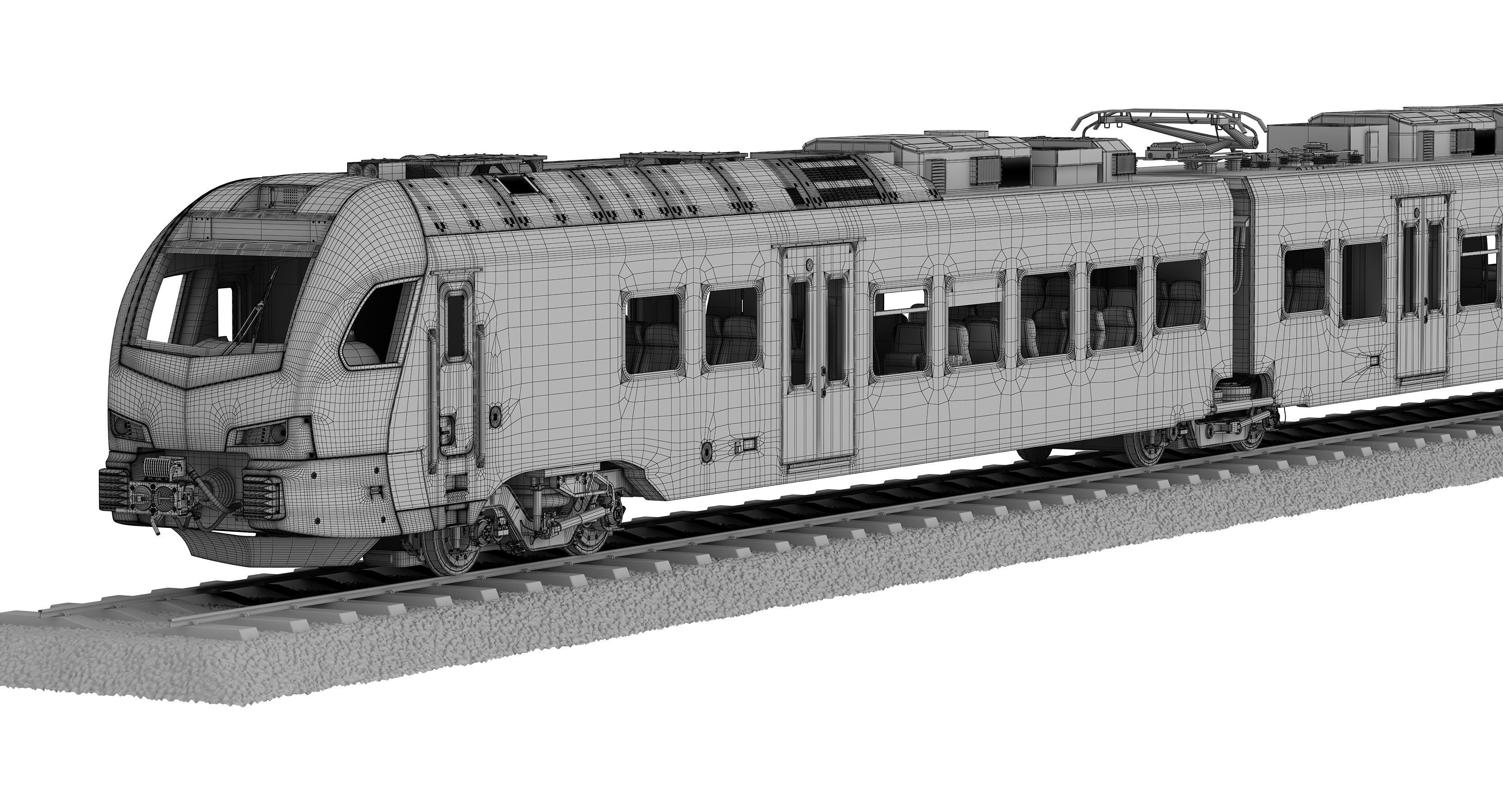 Stadler FLIRT 3 Meridian 3D model_9