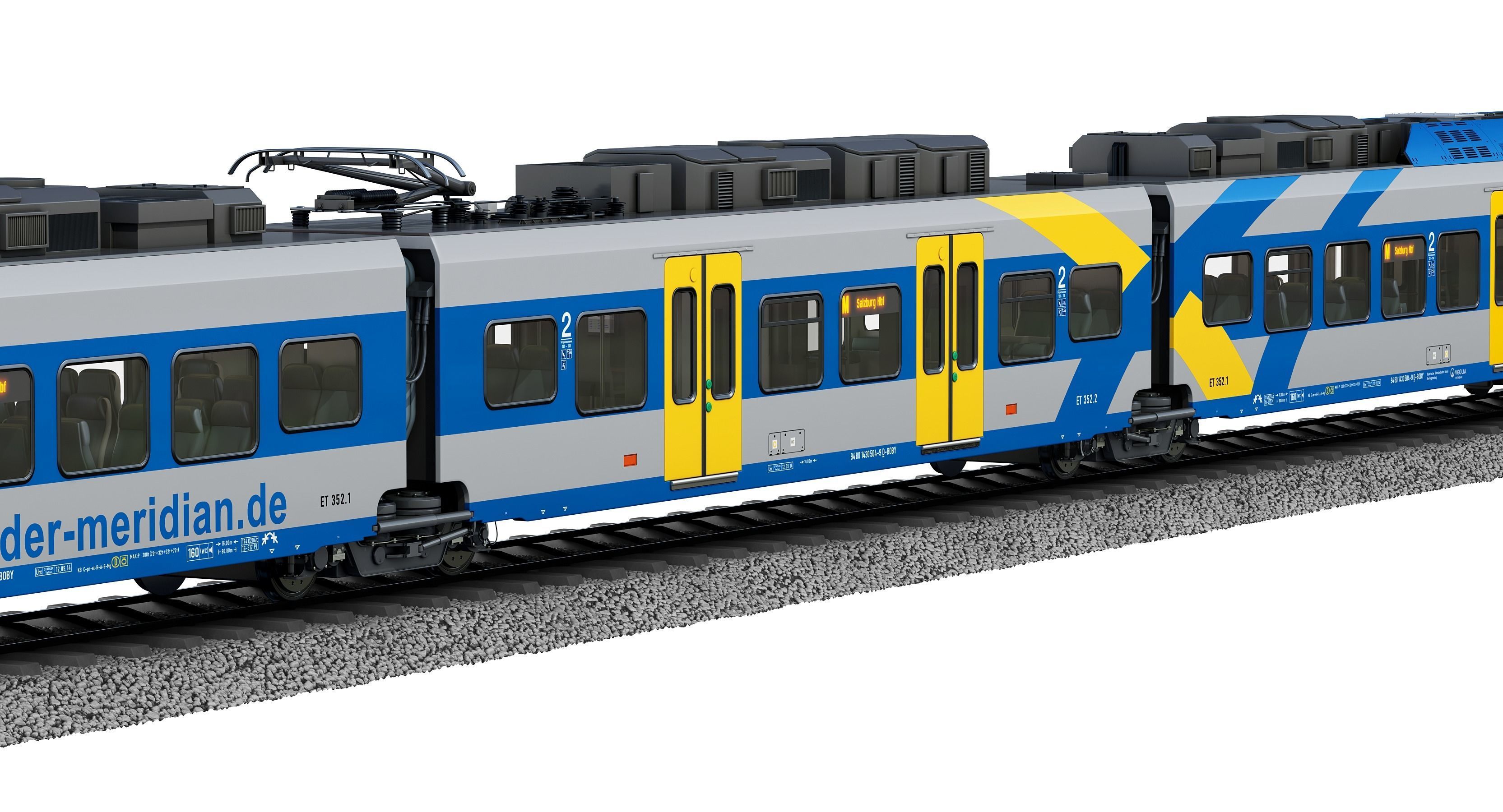 Stadler FLIRT 3 Meridian 3D model_10