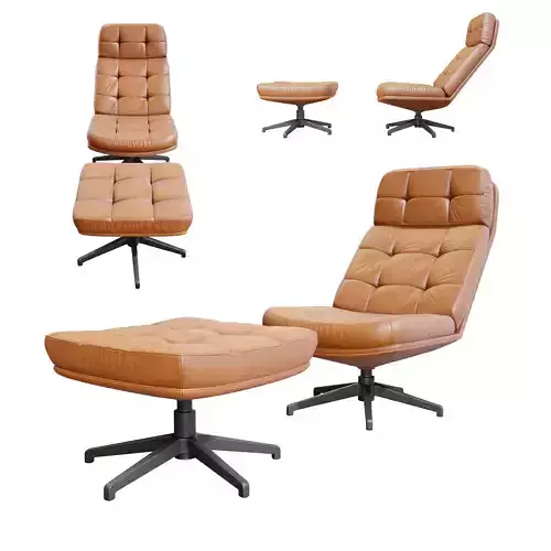 Armchair with Ottoman