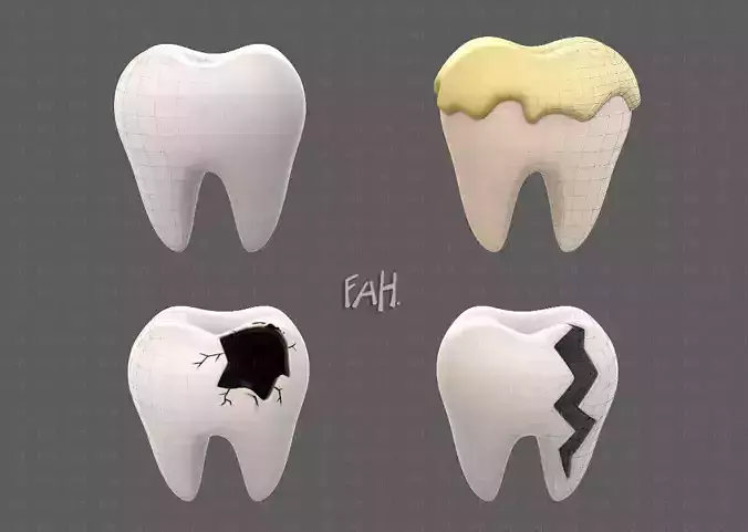 Teeth Cartoon V03