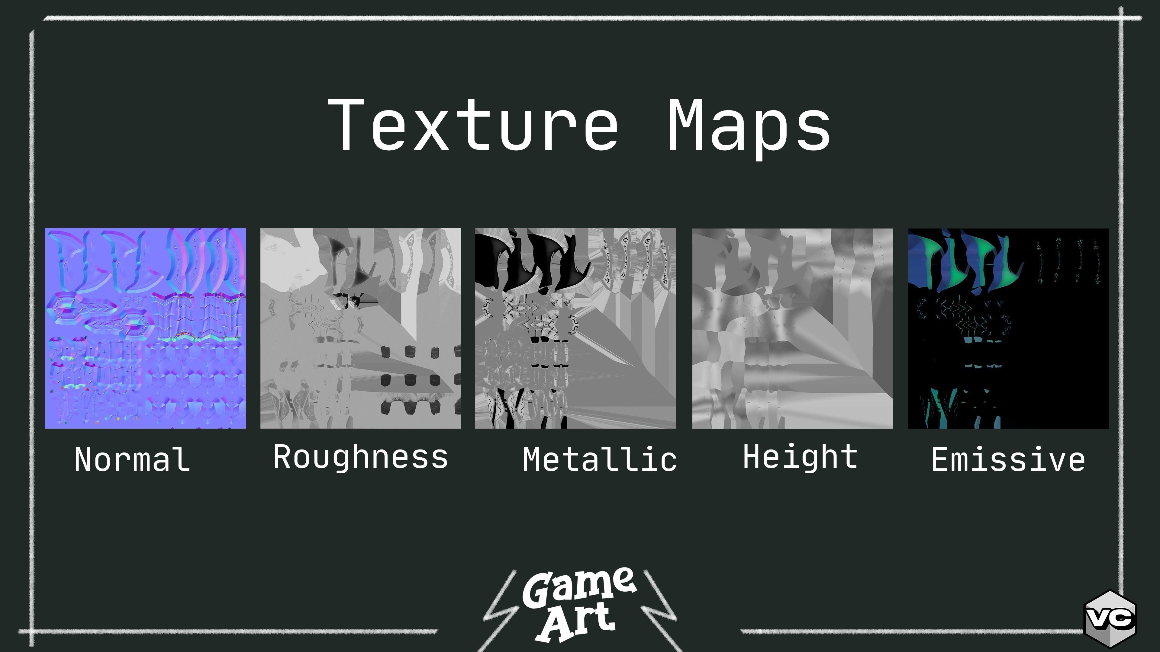 WEAPON BUNDLE - 5 Weapons Game Ready -  Low-poly 3D model_16