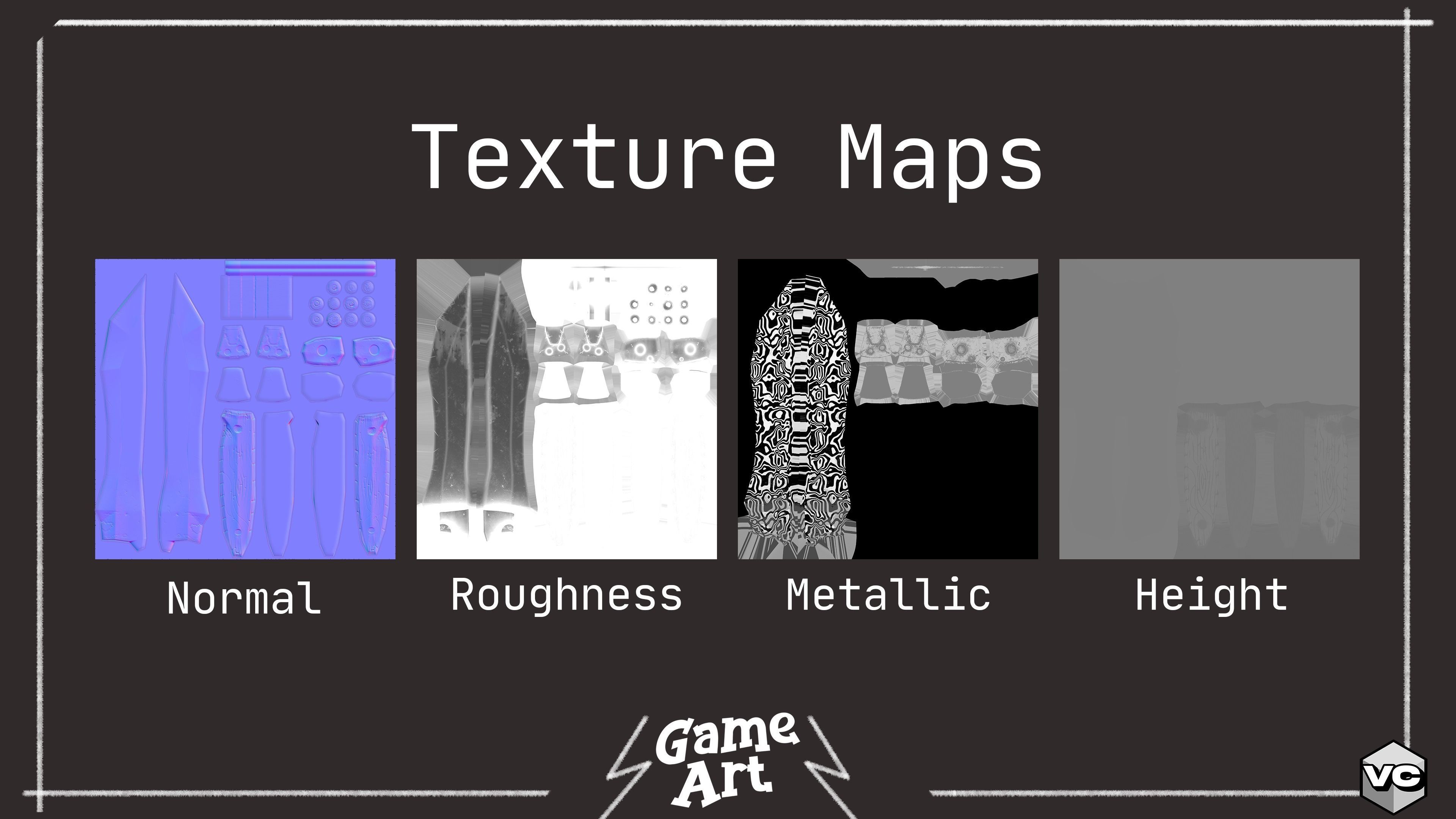 WEAPON BUNDLE - 5 Weapons Game Ready -  Low-poly 3D model_11